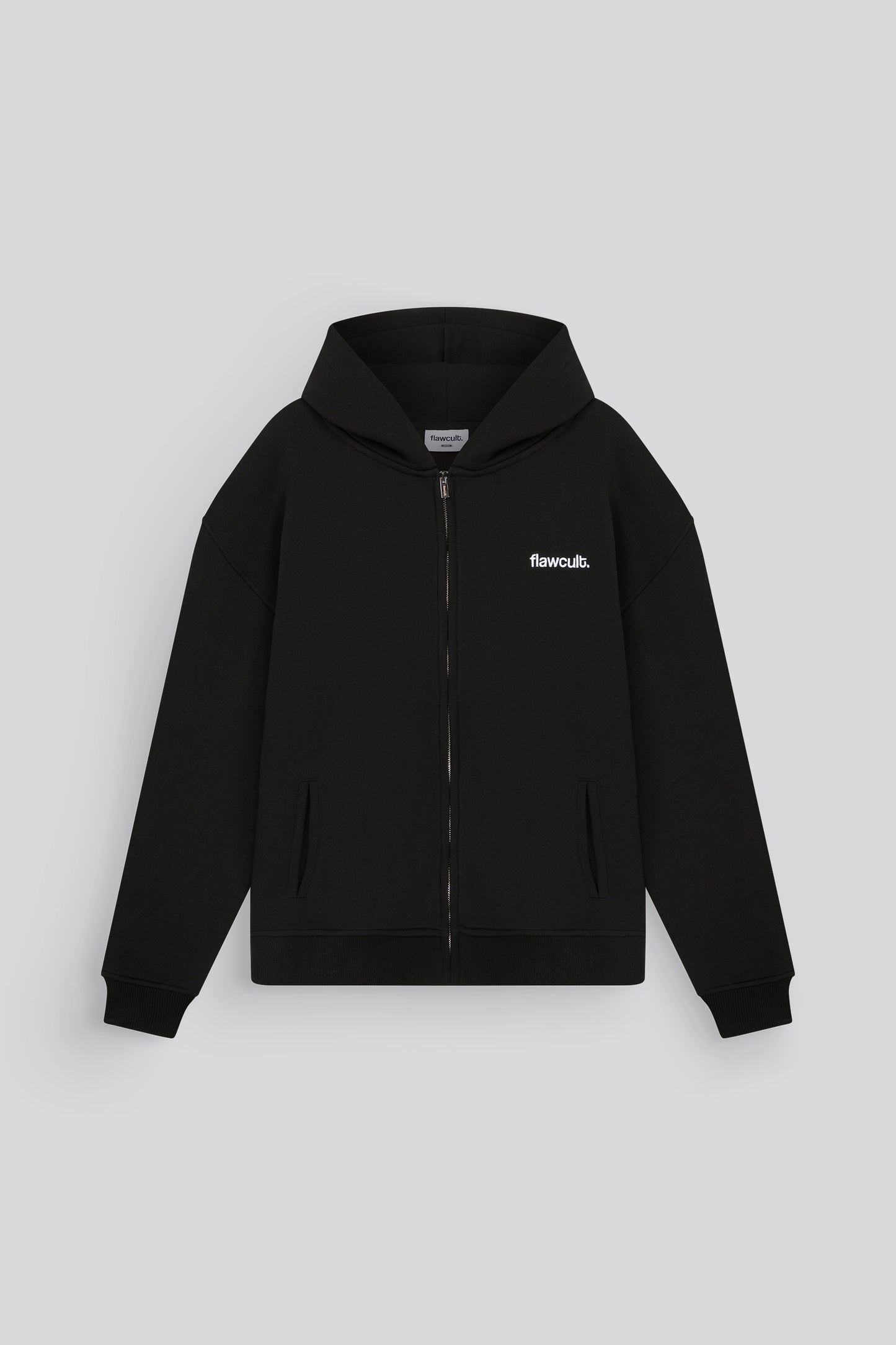Basic Black Zip Hoodie