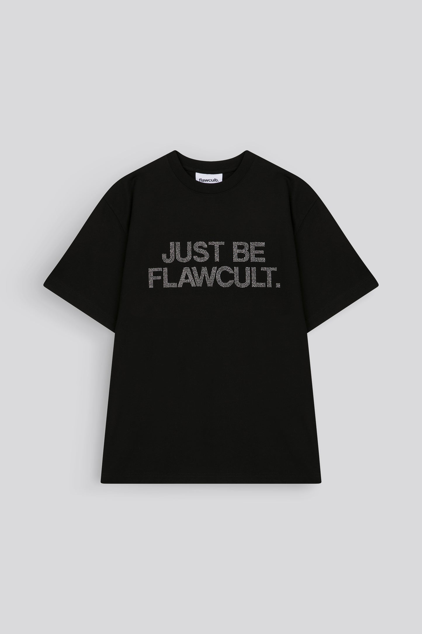 Just Be Flawcult Black Tee