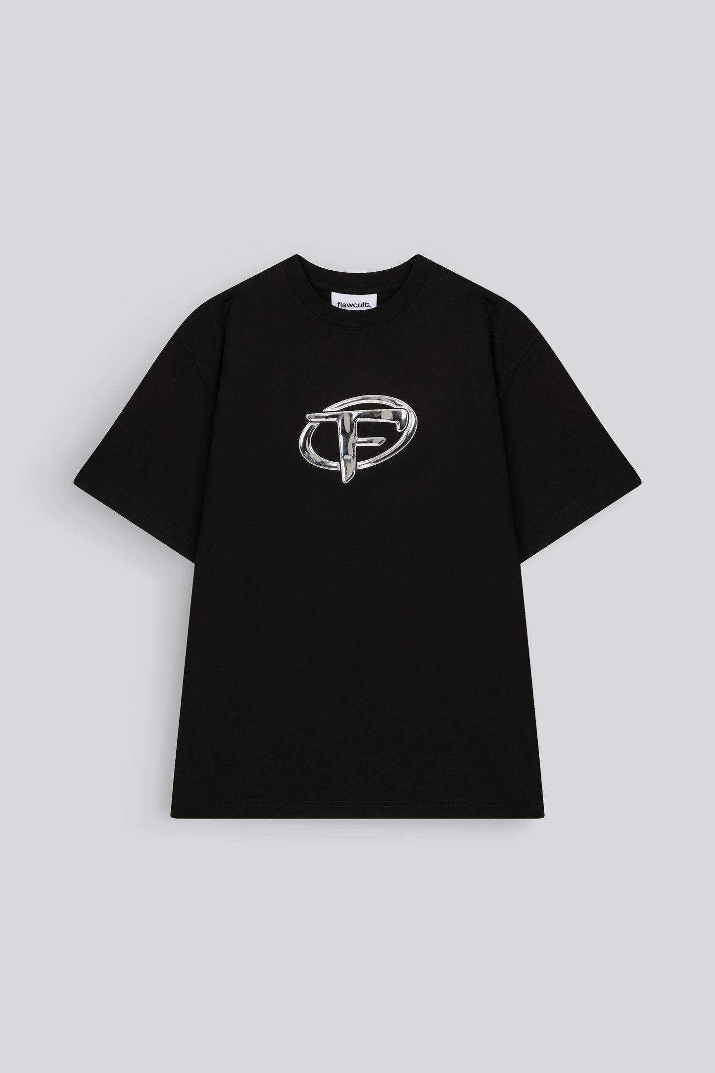 Hype - F Hologram Black Print Tee