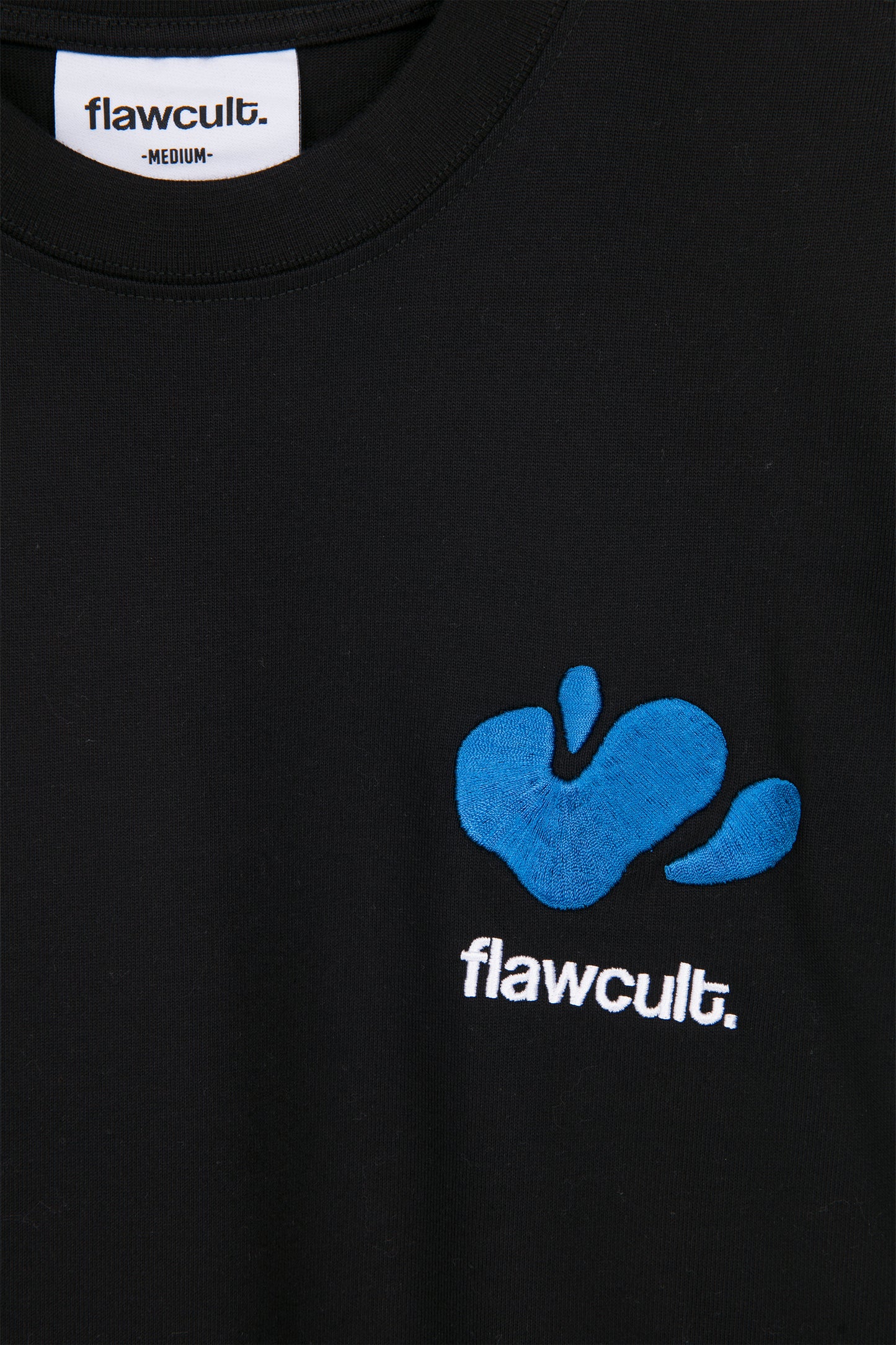 Flawcult Hand Patch Black Tee