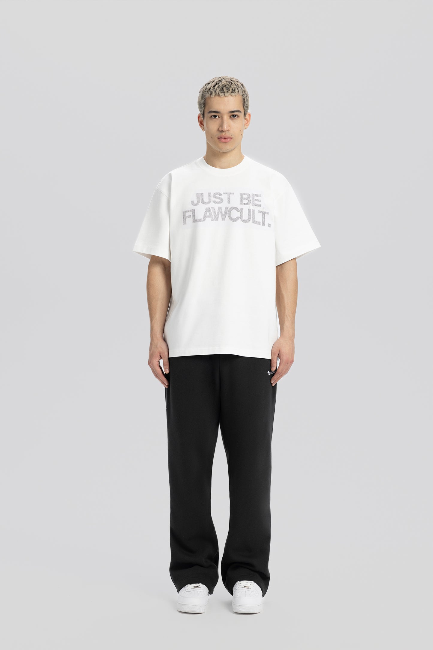 Just Be Flawcult White Tee