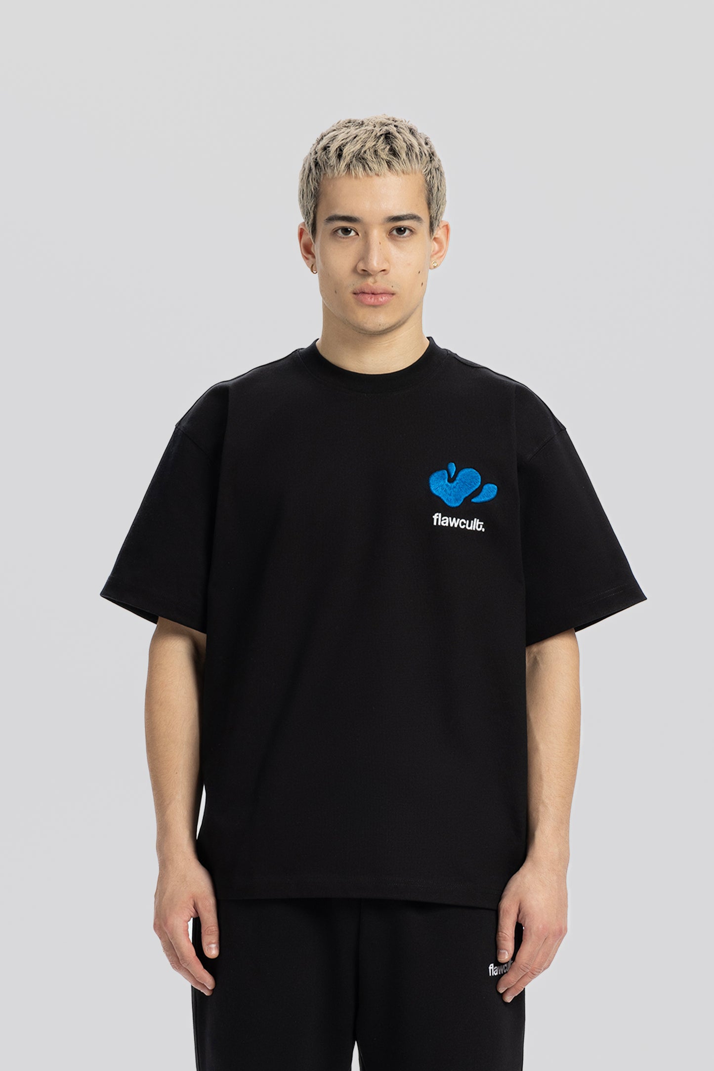 Flawcult Hand Patch Black Tee