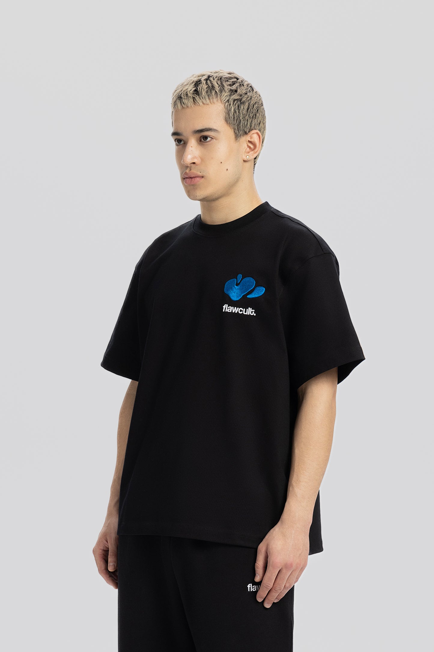 Flawcult Hand Patch Black Tee