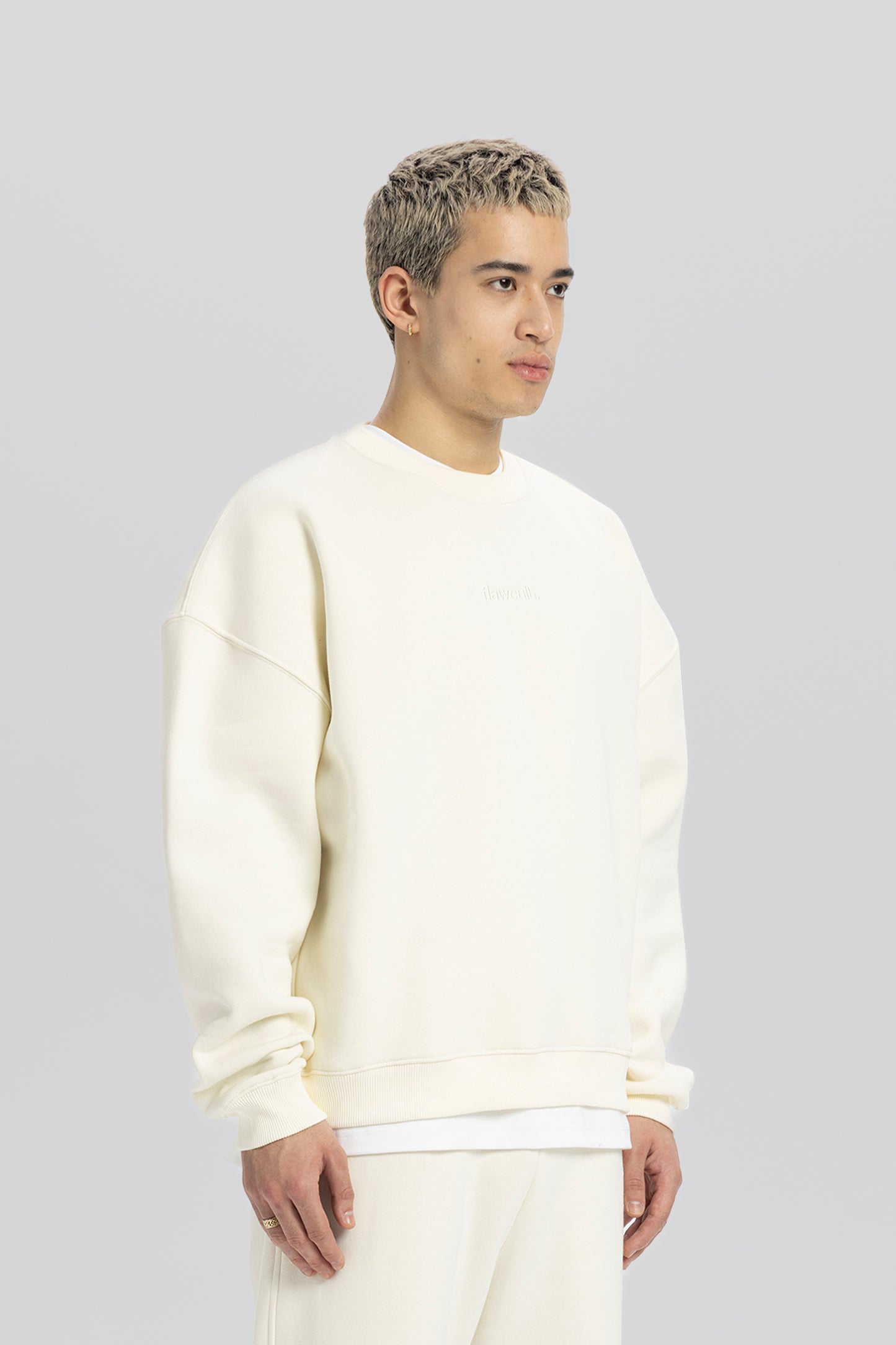 Basic Cream Sweatshirt