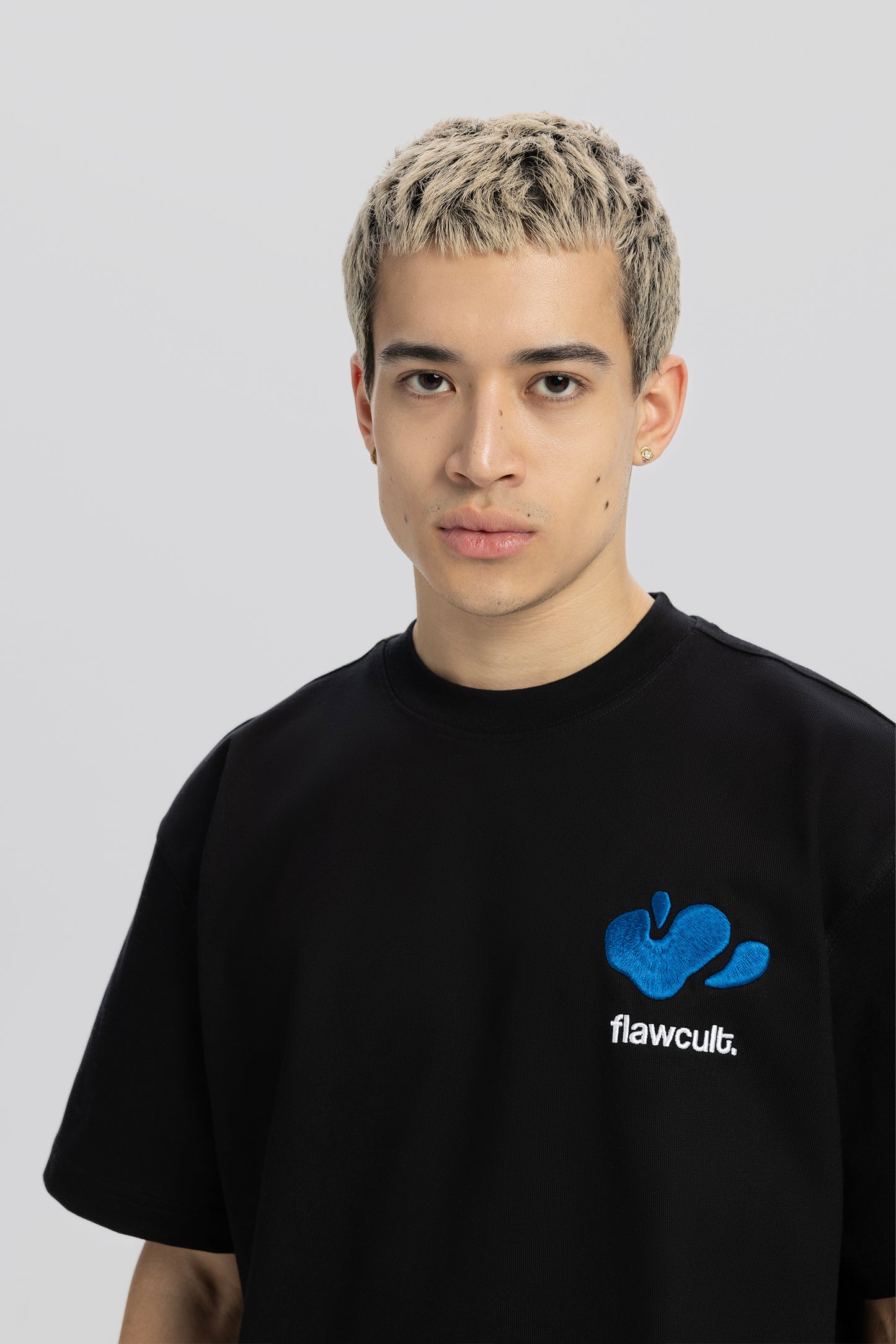 Flawcult Hand Patch Black Tee
