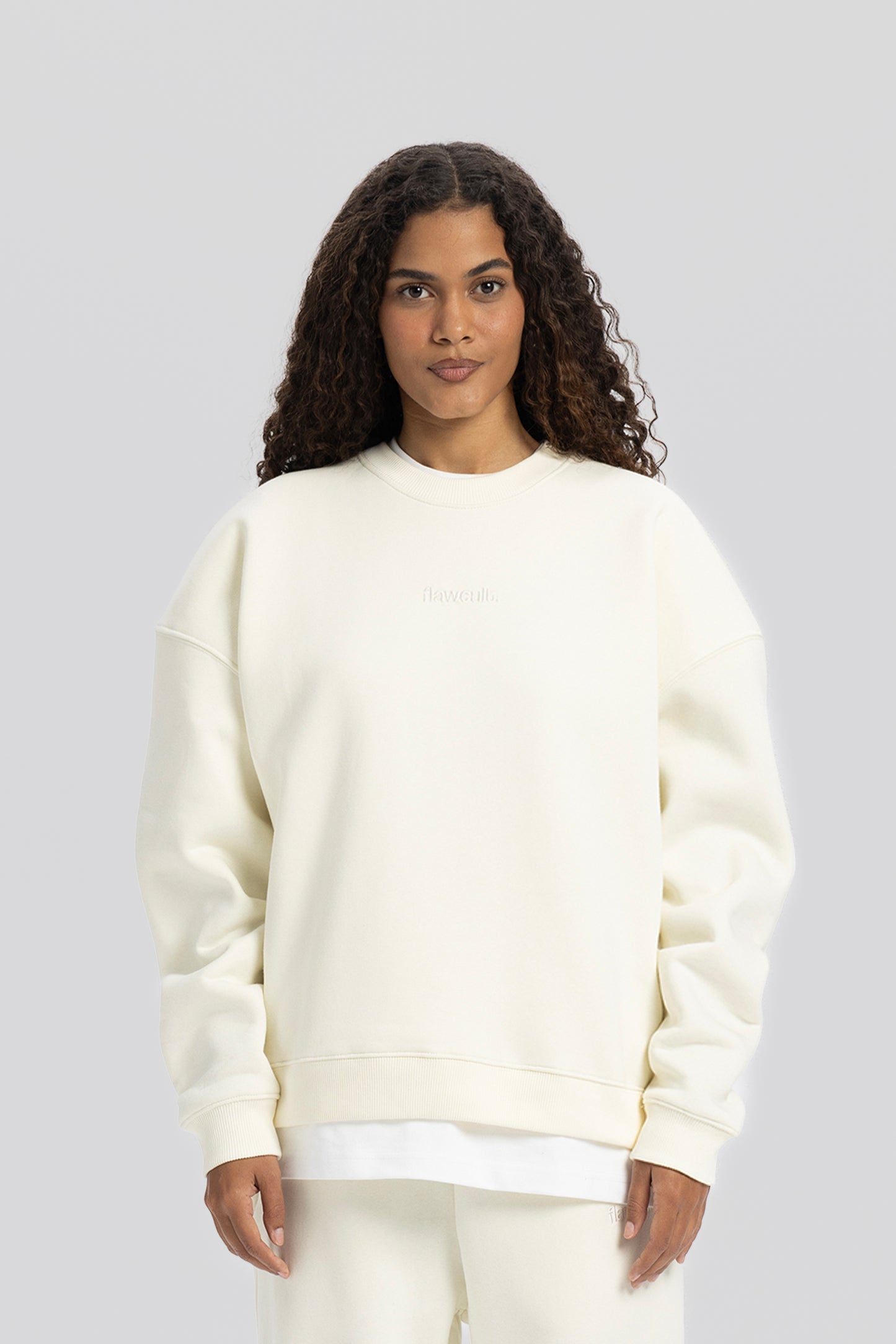 Basic Cream Sweatshirt