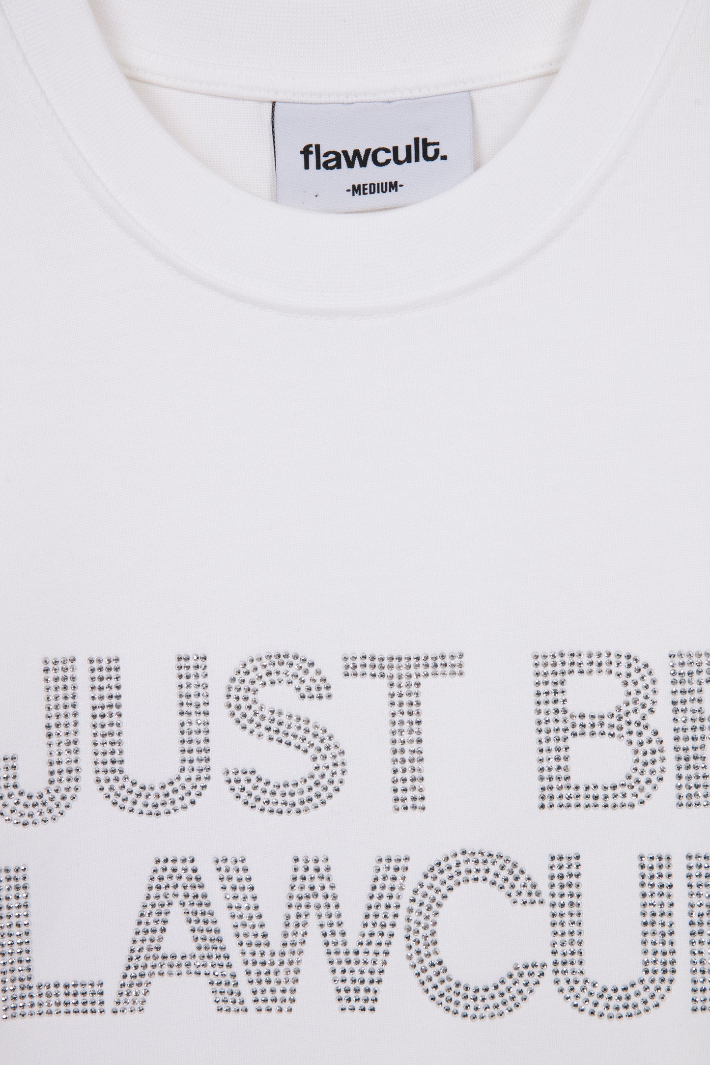 Just Be Flawcult White Tee