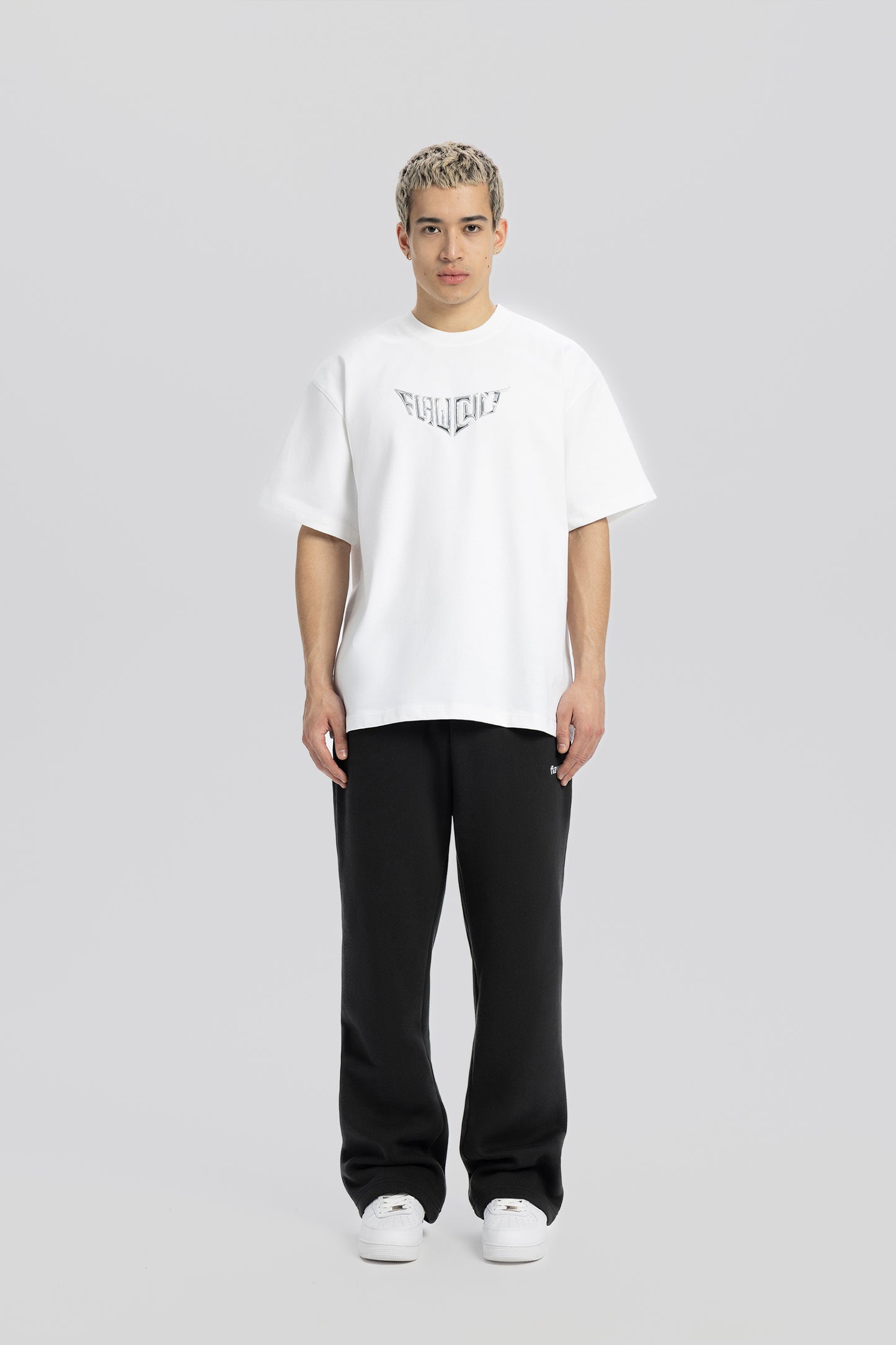 Flawcult Hologram White Print Tee
