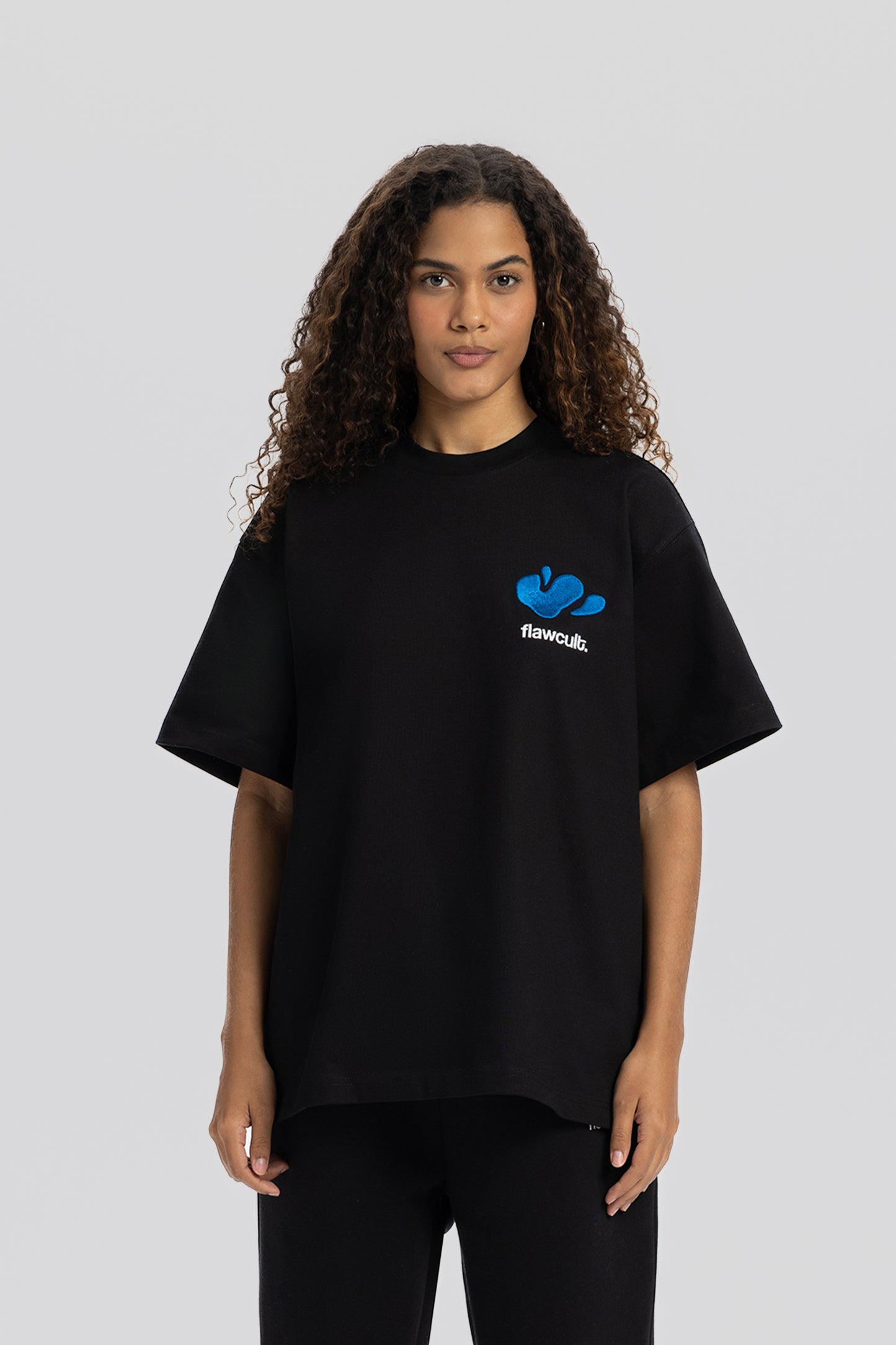 Flawcult Hand Patch Black Tee