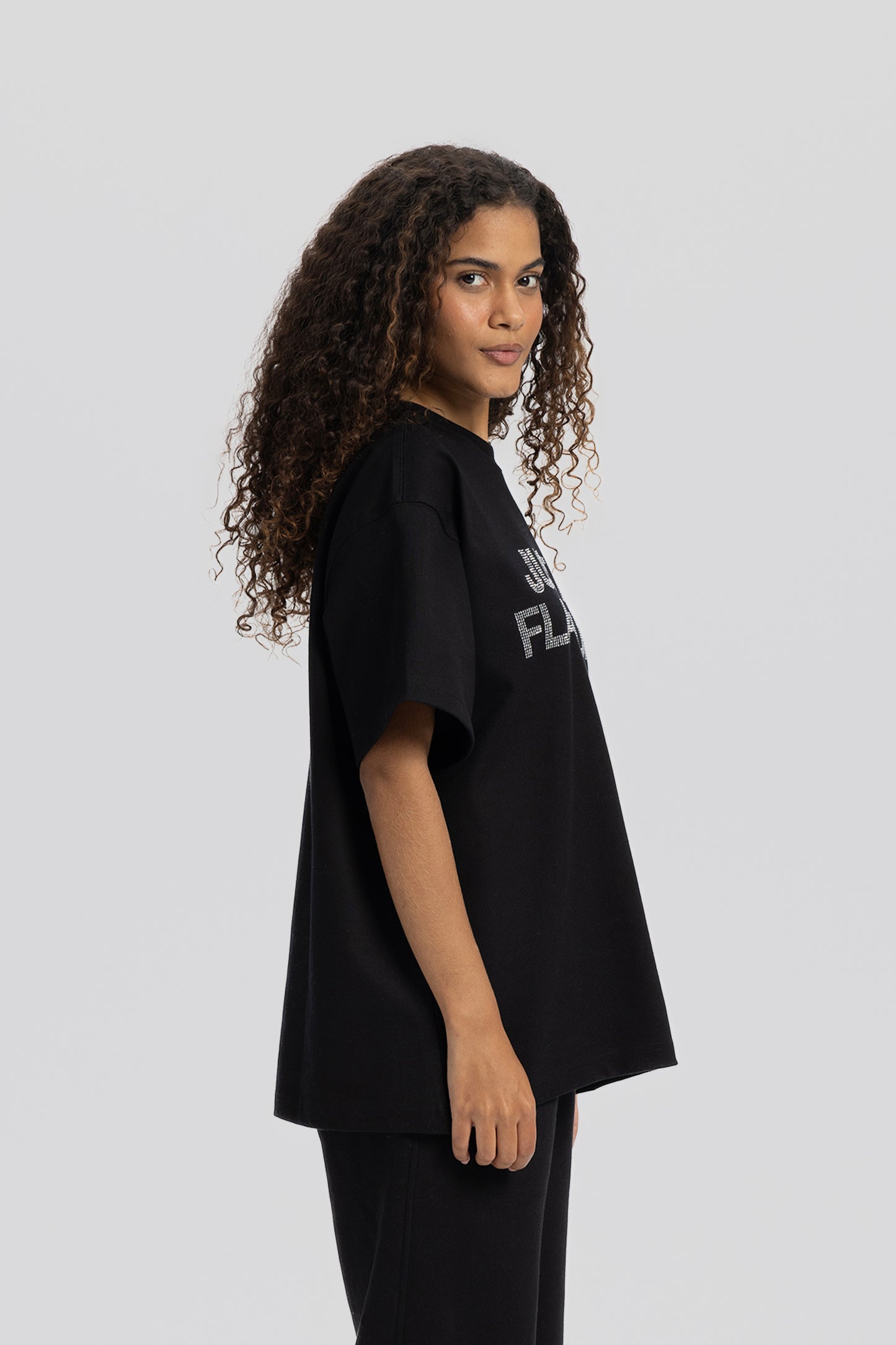 Just Be Flawcult Black Tee