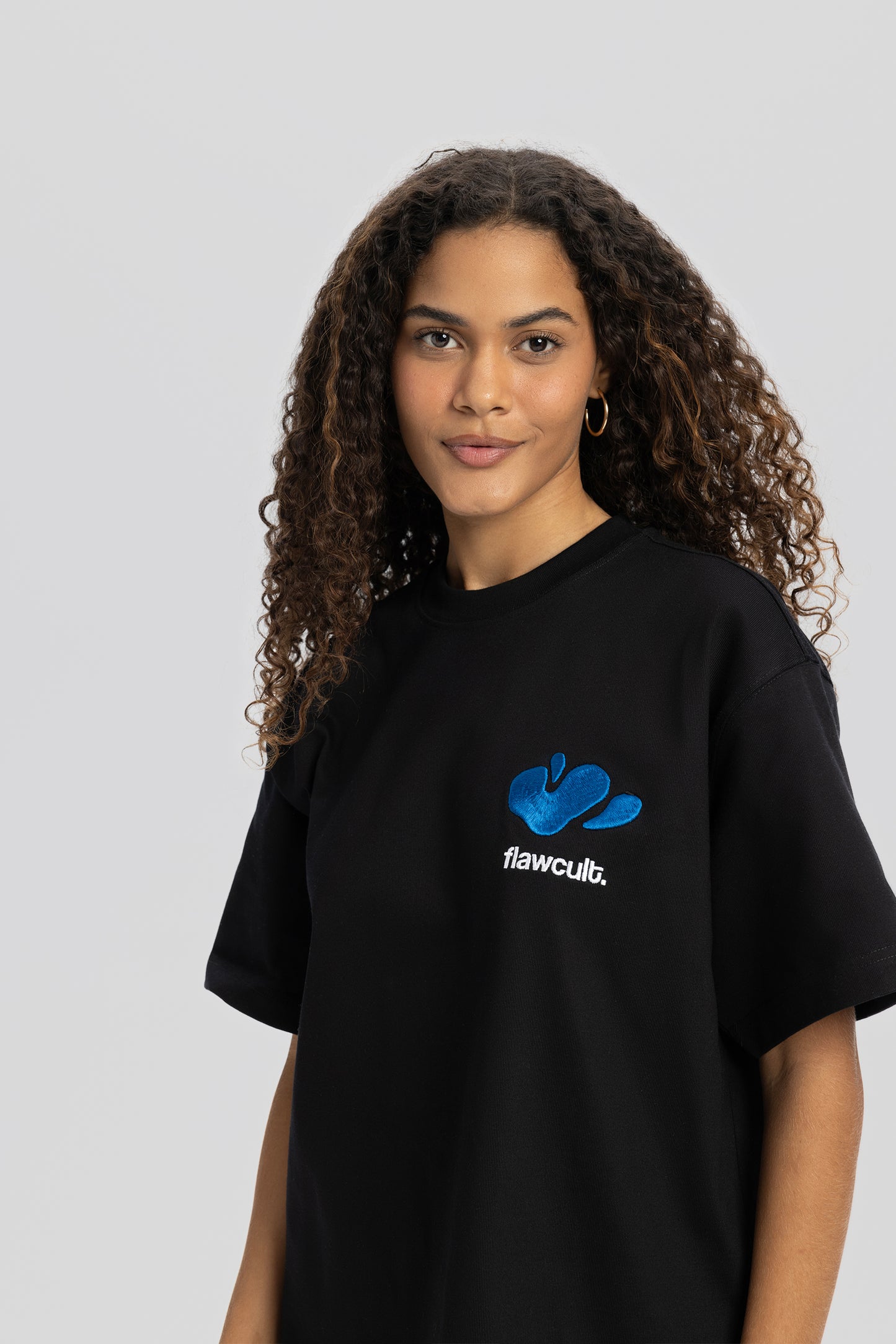 Flawcult Hand Patch Black Tee