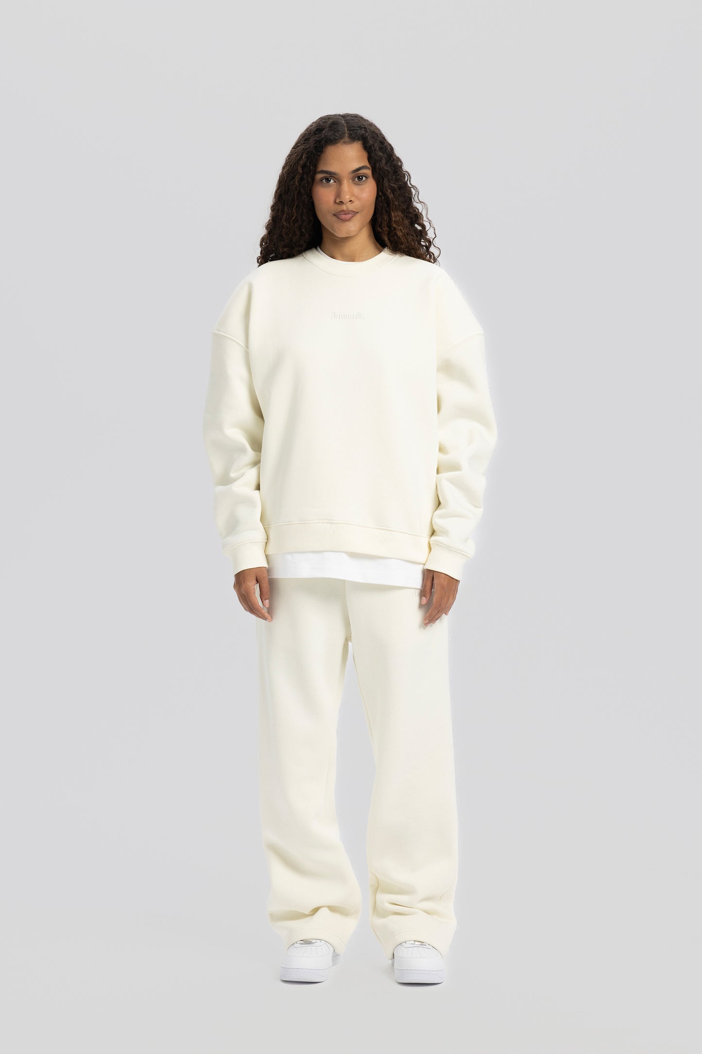 Basic Cream Sweatshirt