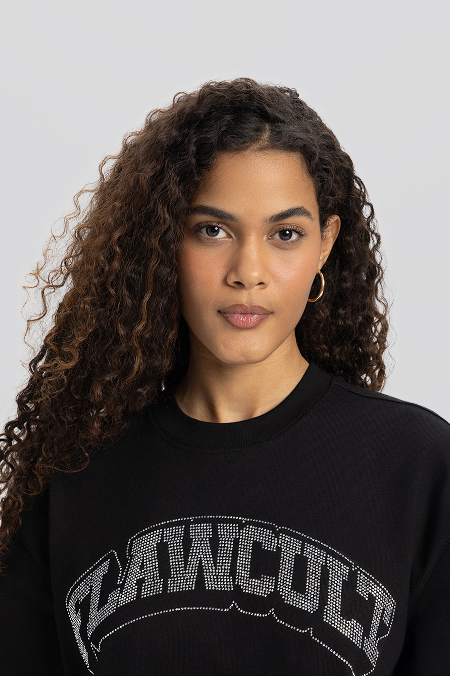 Flawcult Rhinestone Black Tee