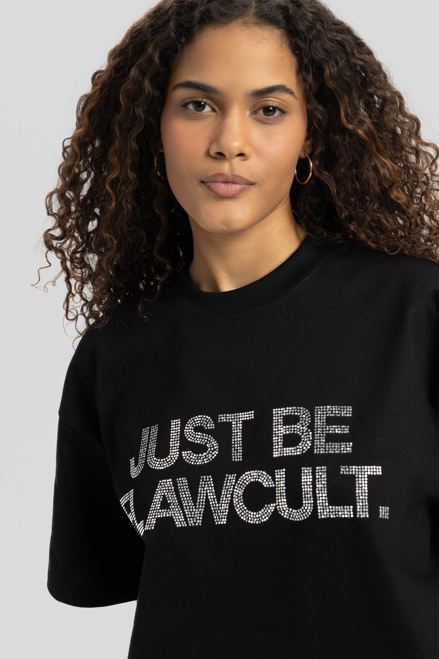 Just Be Flawcult Black Tee