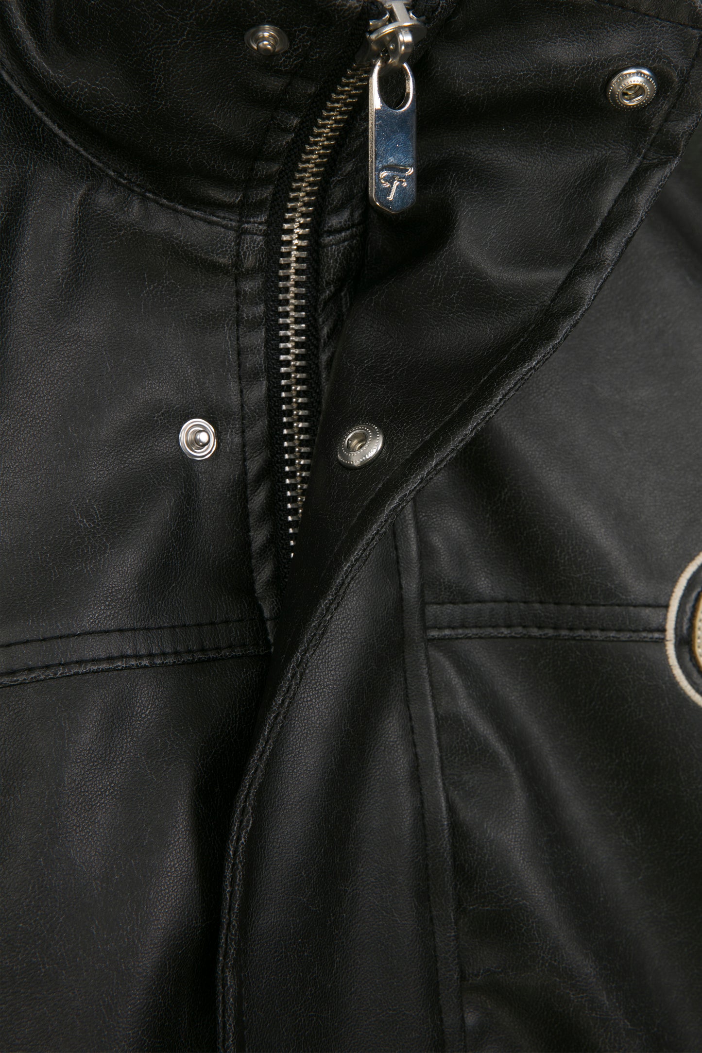 "THE MUST" LEATHER 90'S VINTAGE JACKET BLACK