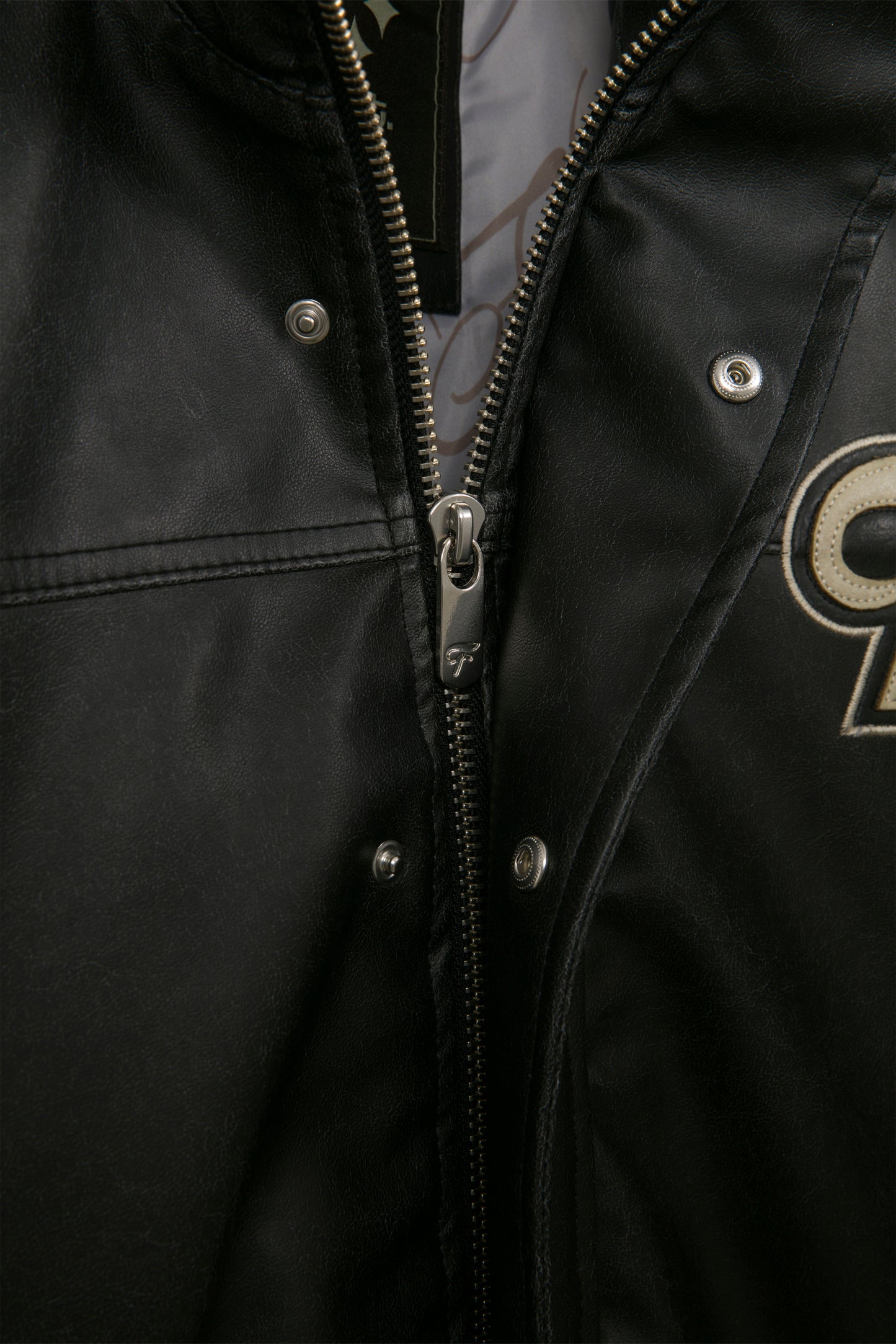 "THE MUST" LEATHER 90'S VINTAGE JACKET BLACK