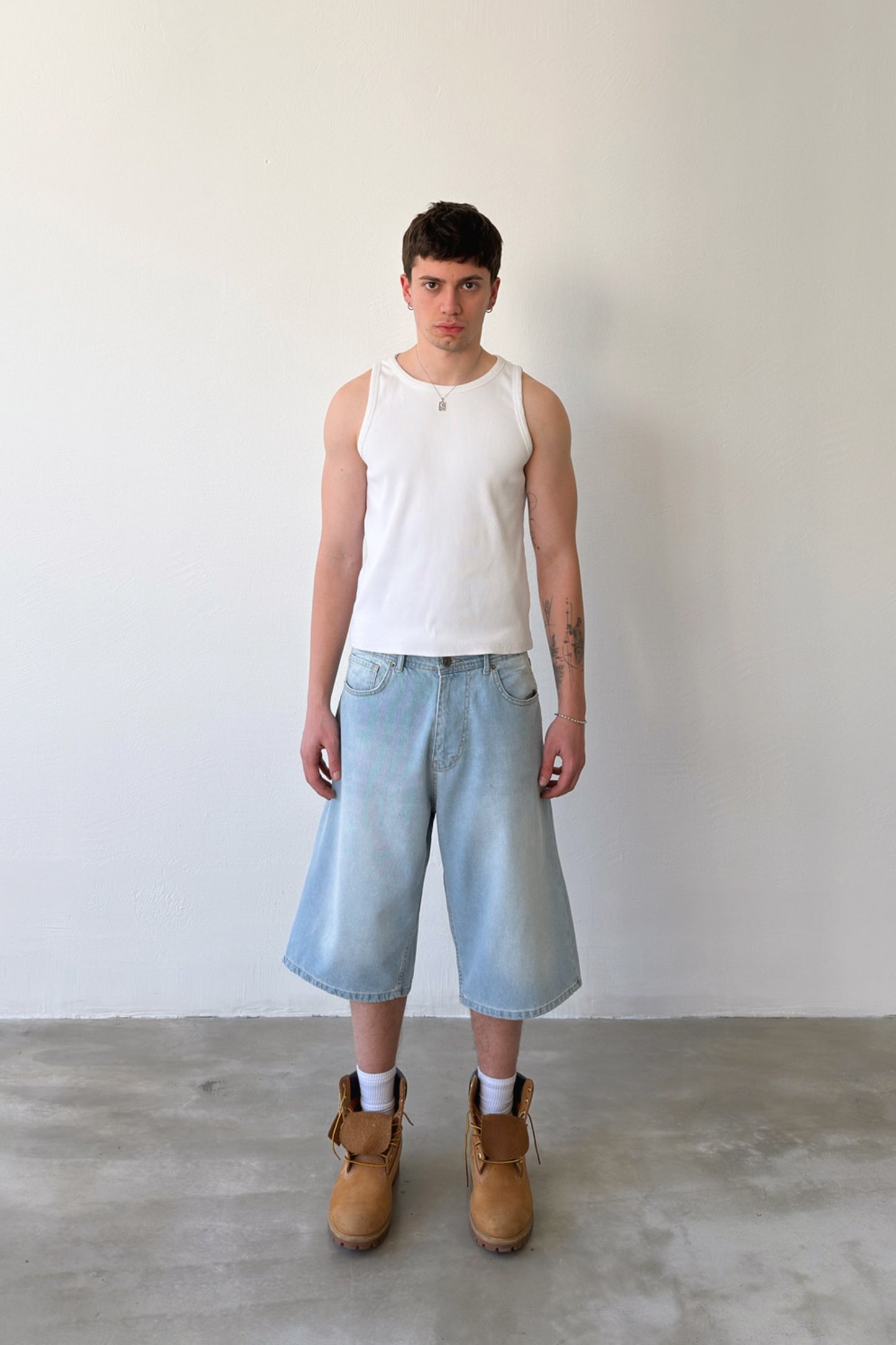 Baggy Denim Shorts