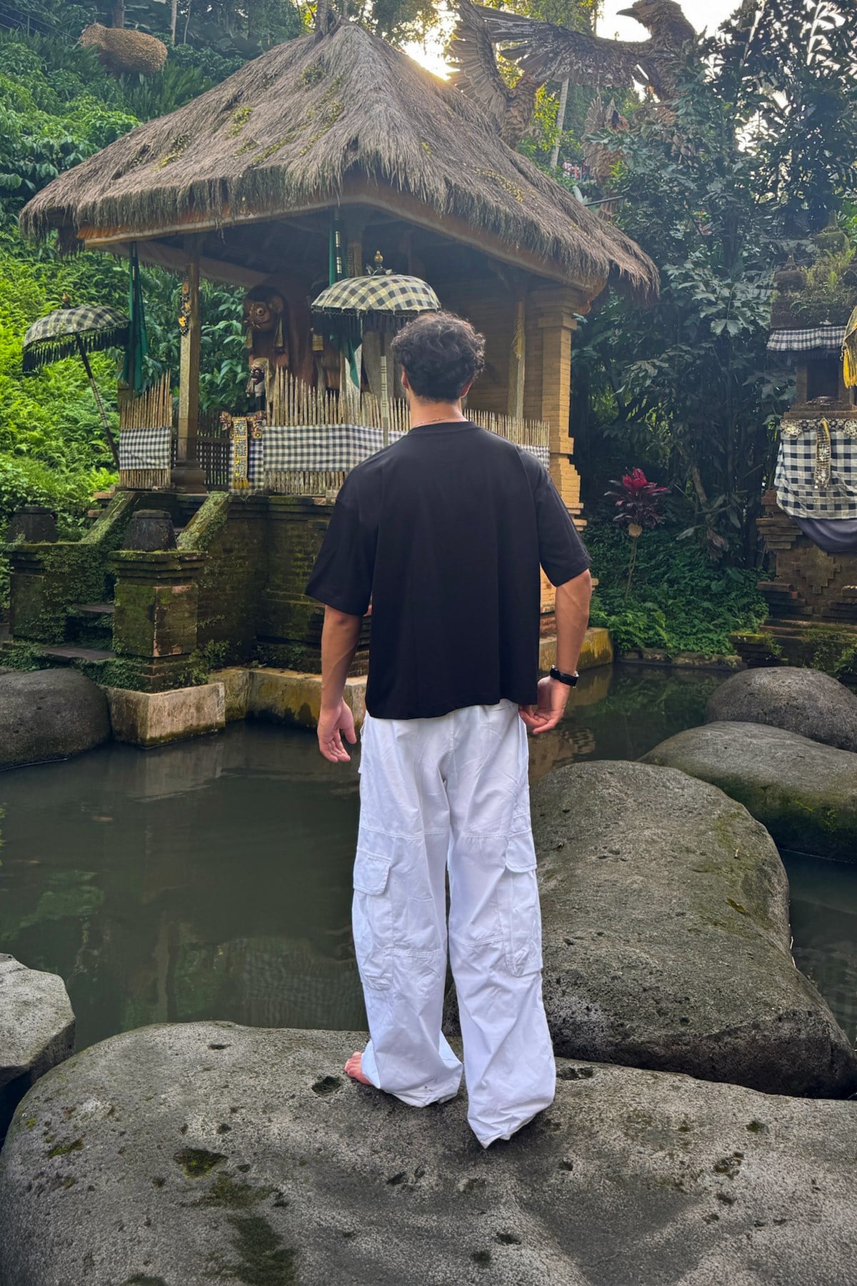 Basic Boxy Fit Black T-shirt