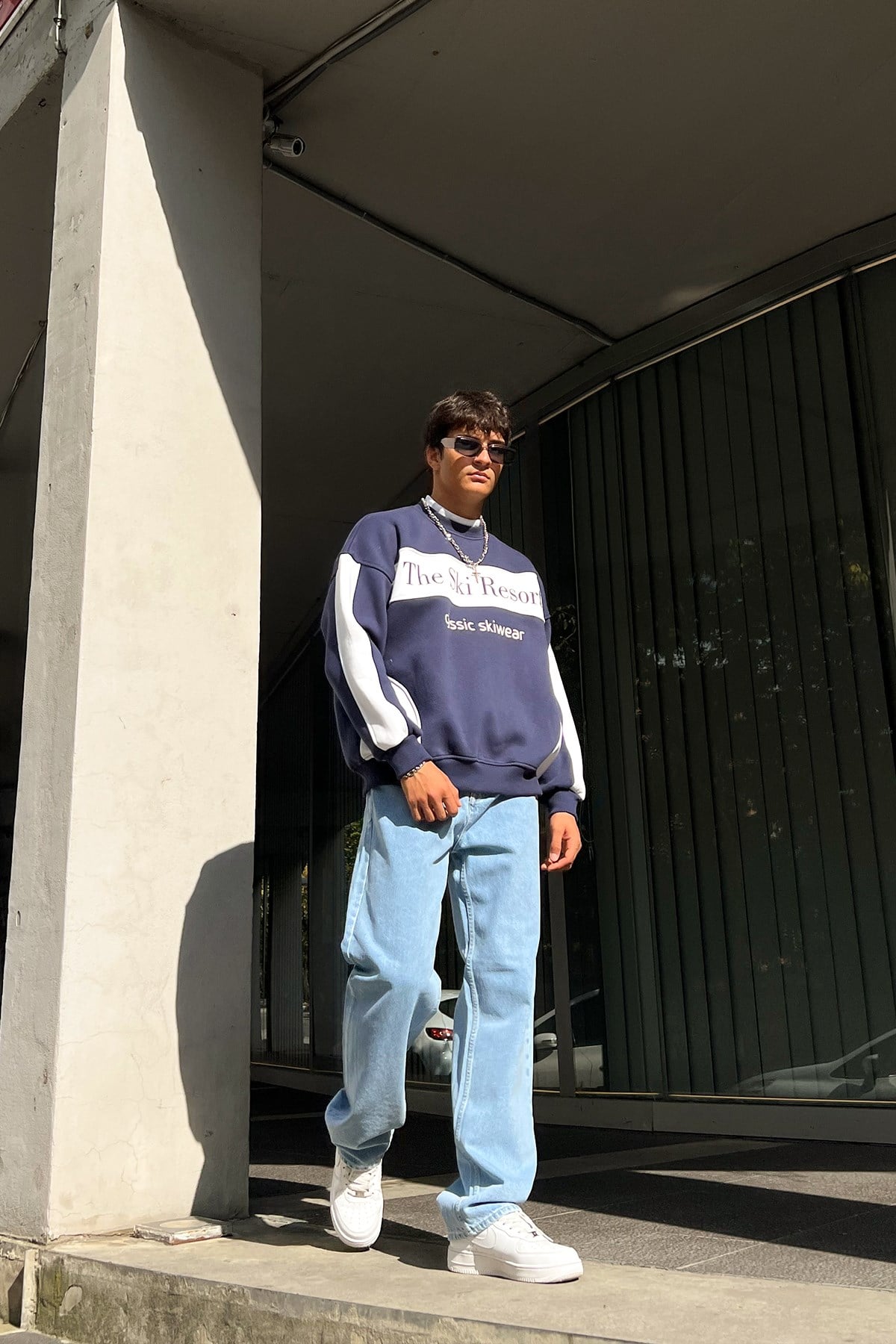 Basic Baggy Jeans Ice