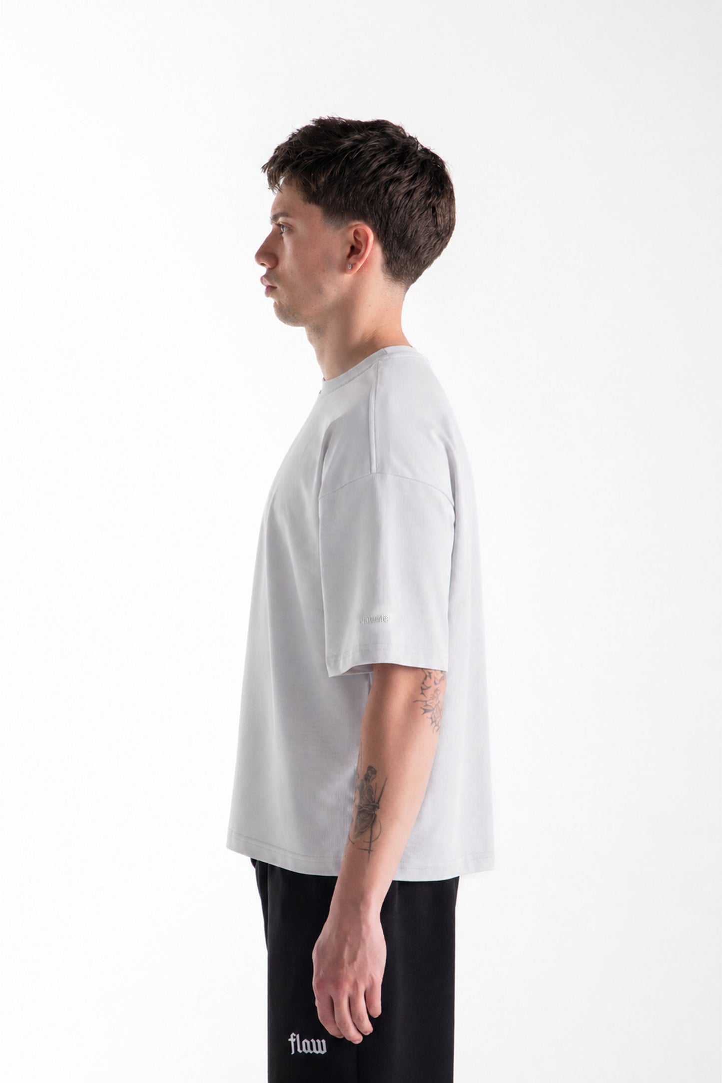 Basic Oversize Fit Stone Color T-shirt