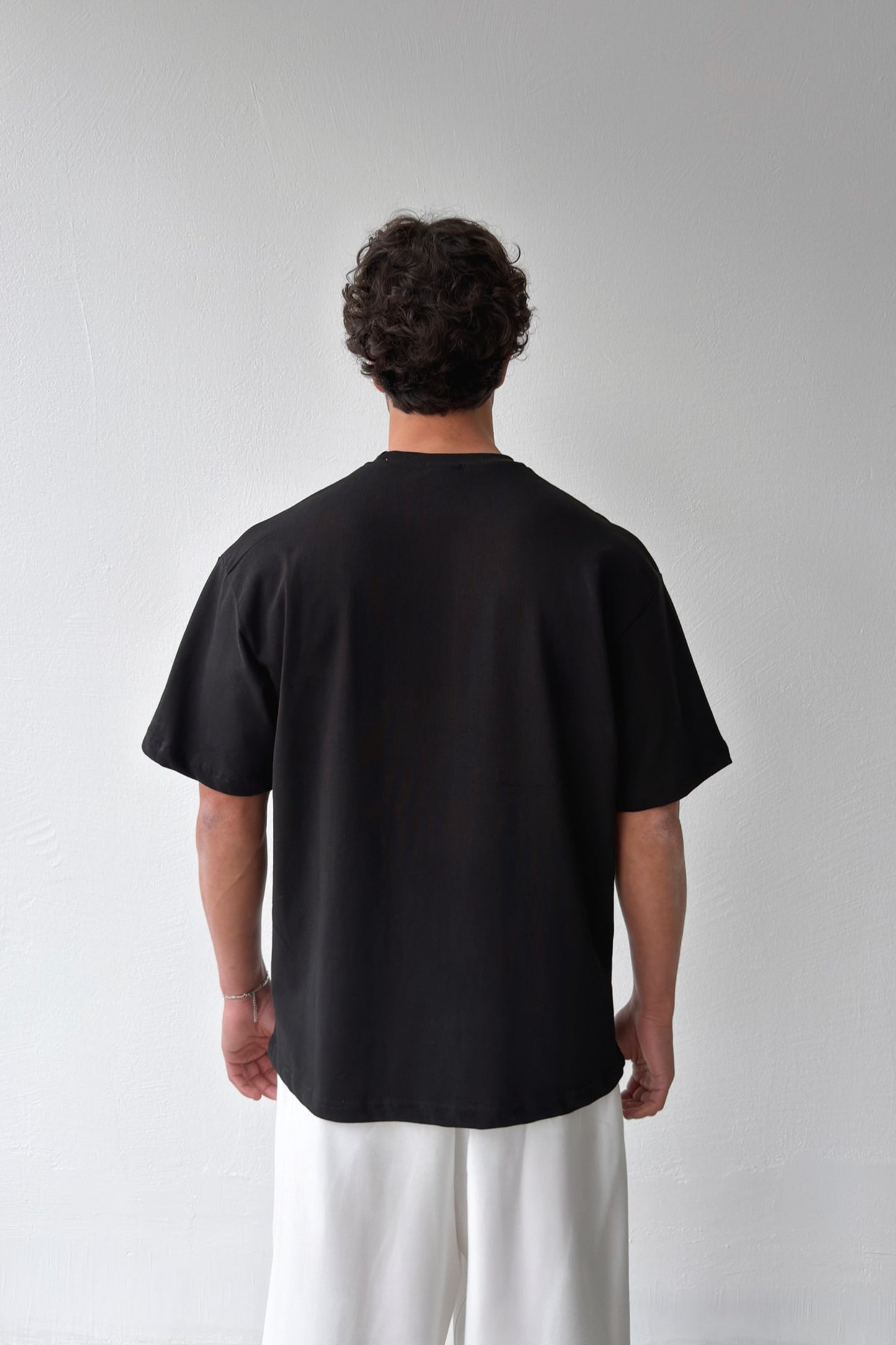 Basic Oversize Fit Black T-shirt