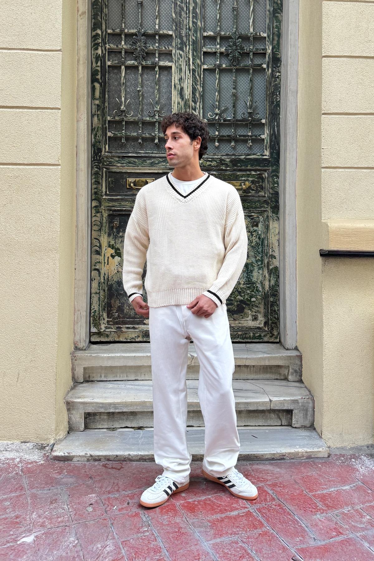 Basic Regular Gabardine Trousers