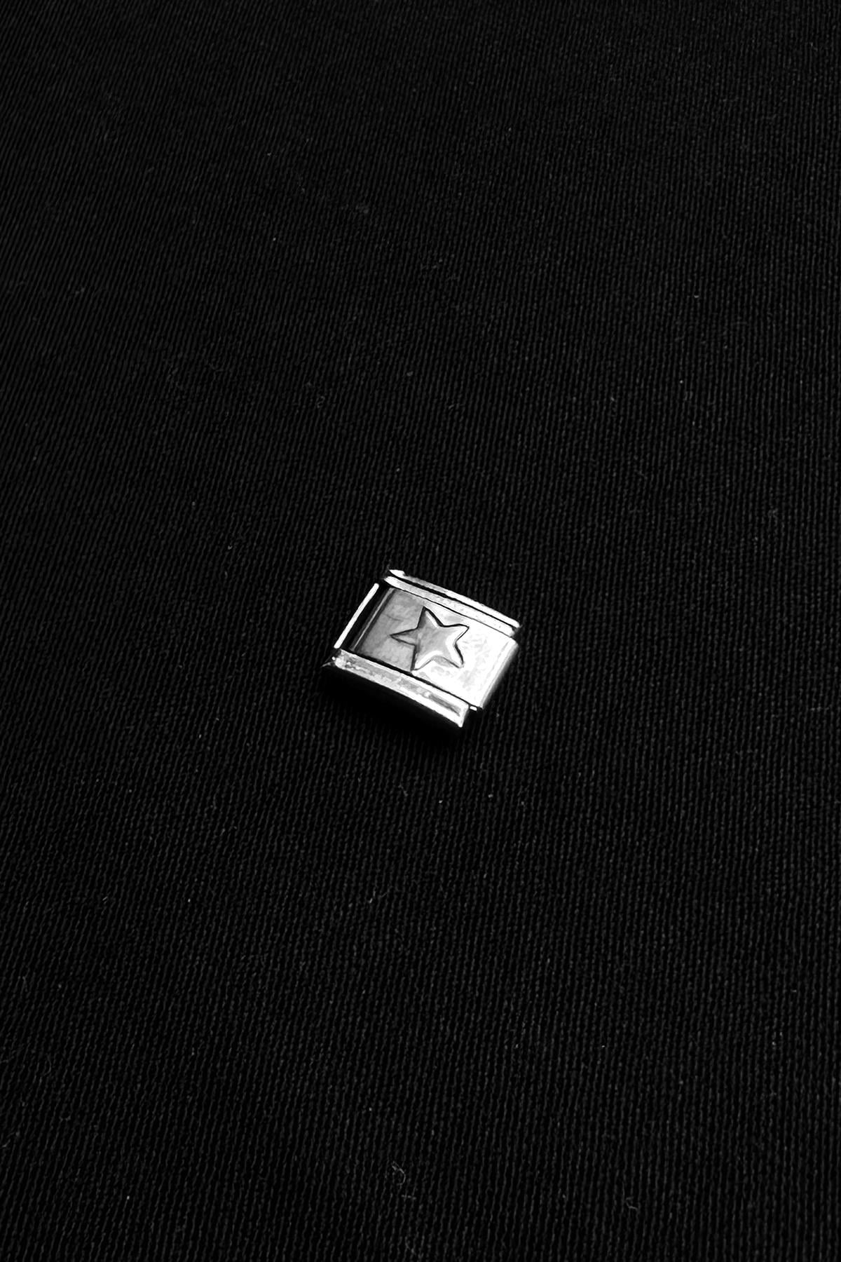 Steel Charm Silver