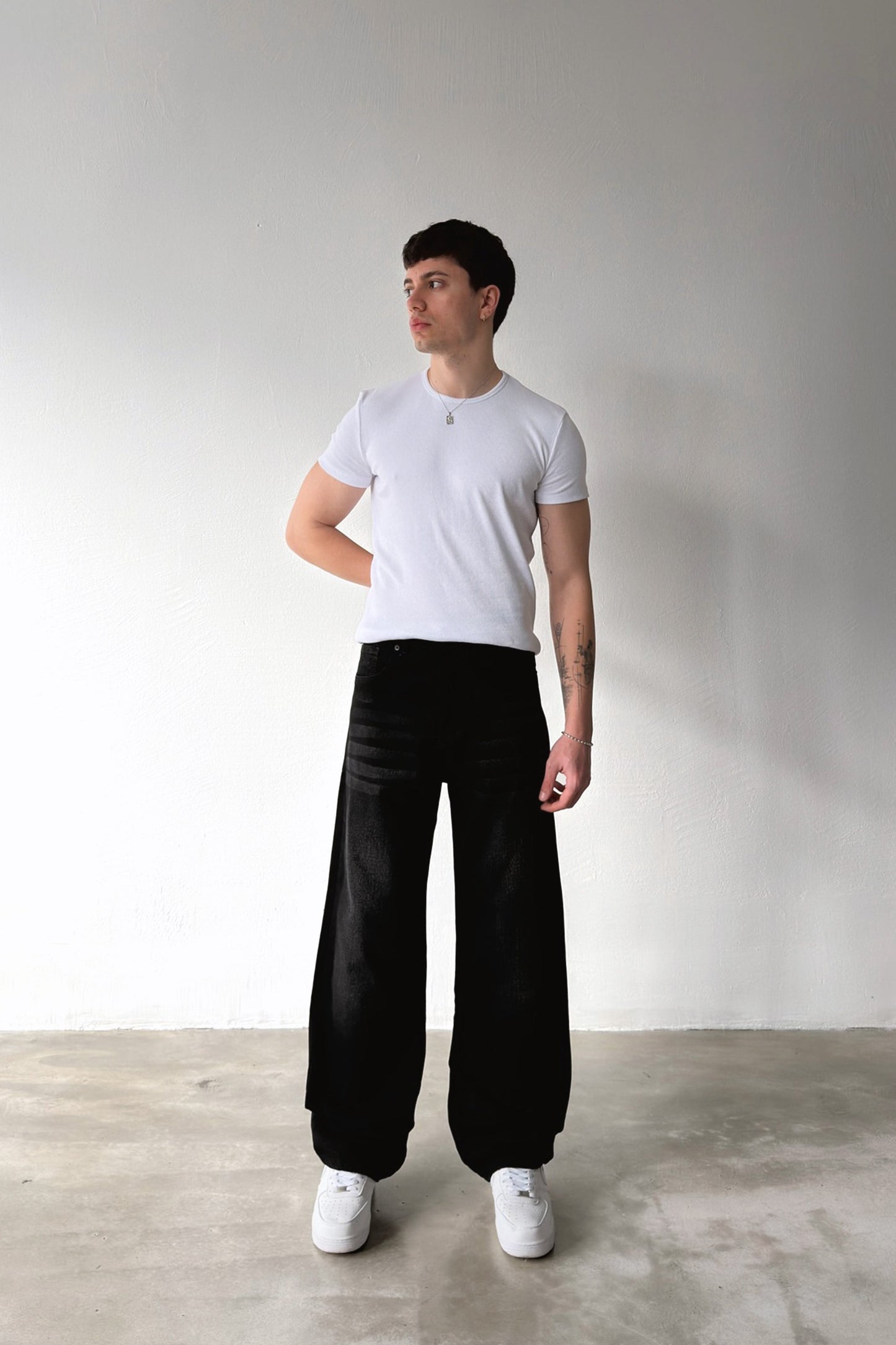 Striped Baggy Jeans