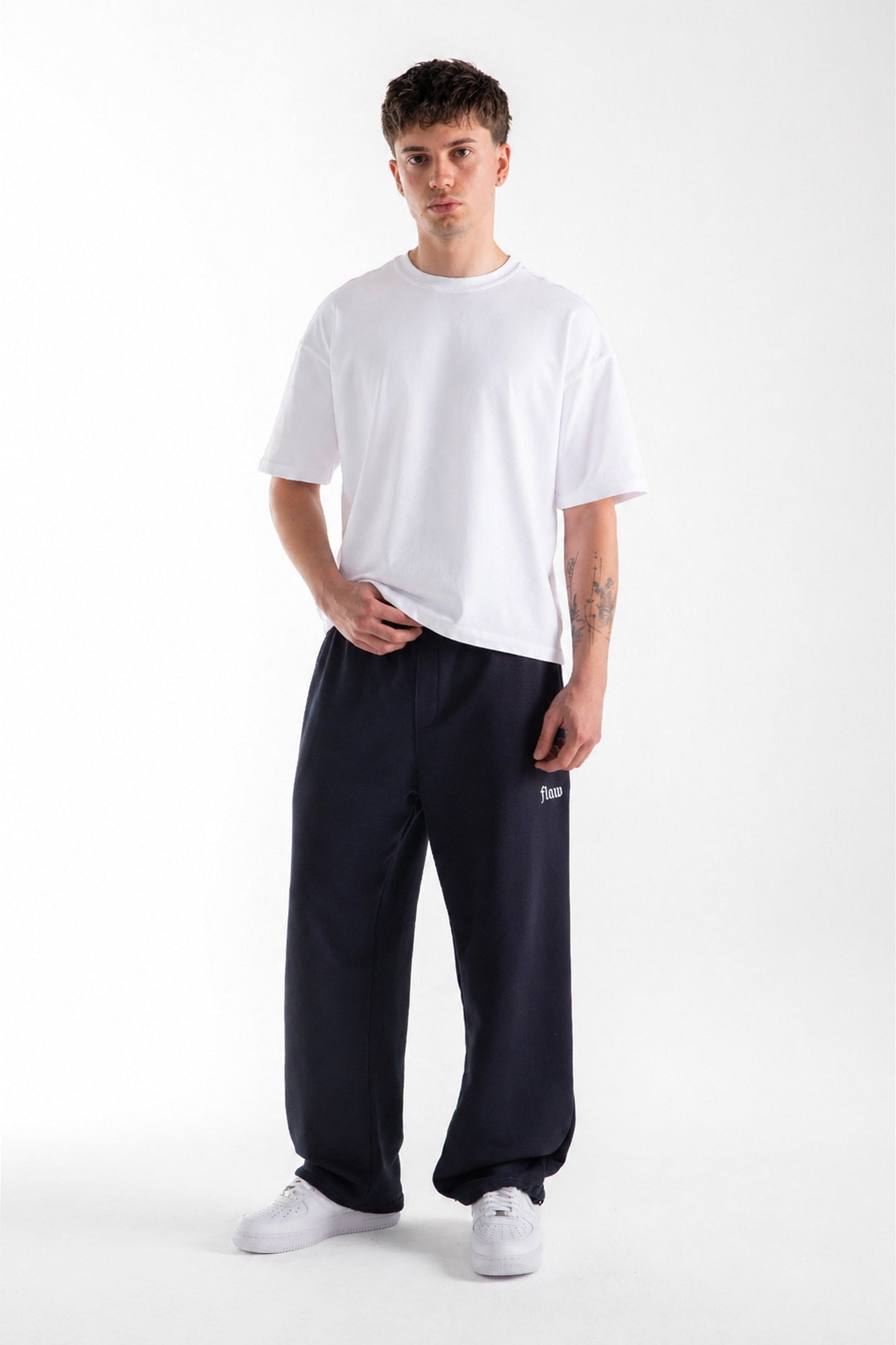 Flaw Atelier Navy Baggy Sweatpants