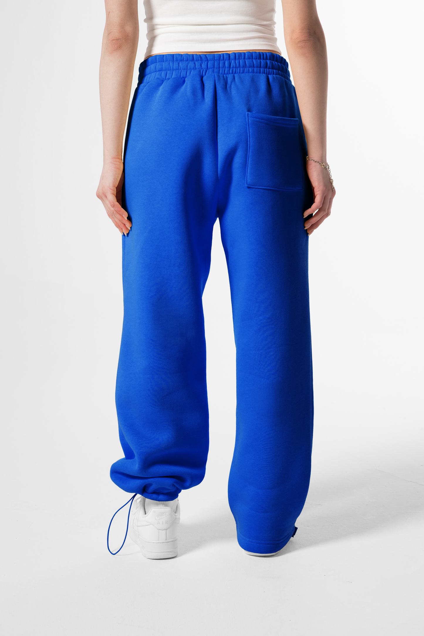 Flaw Atelier Saks Blue Baggy Sweatpants