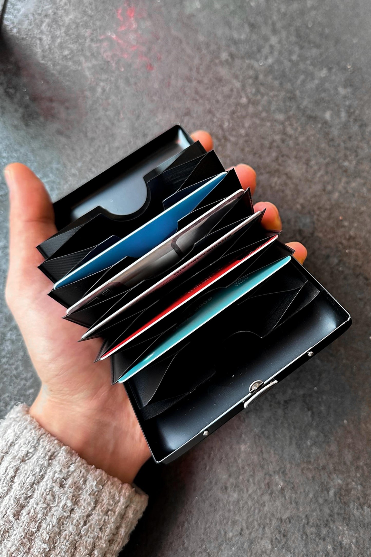 Black Card Holder