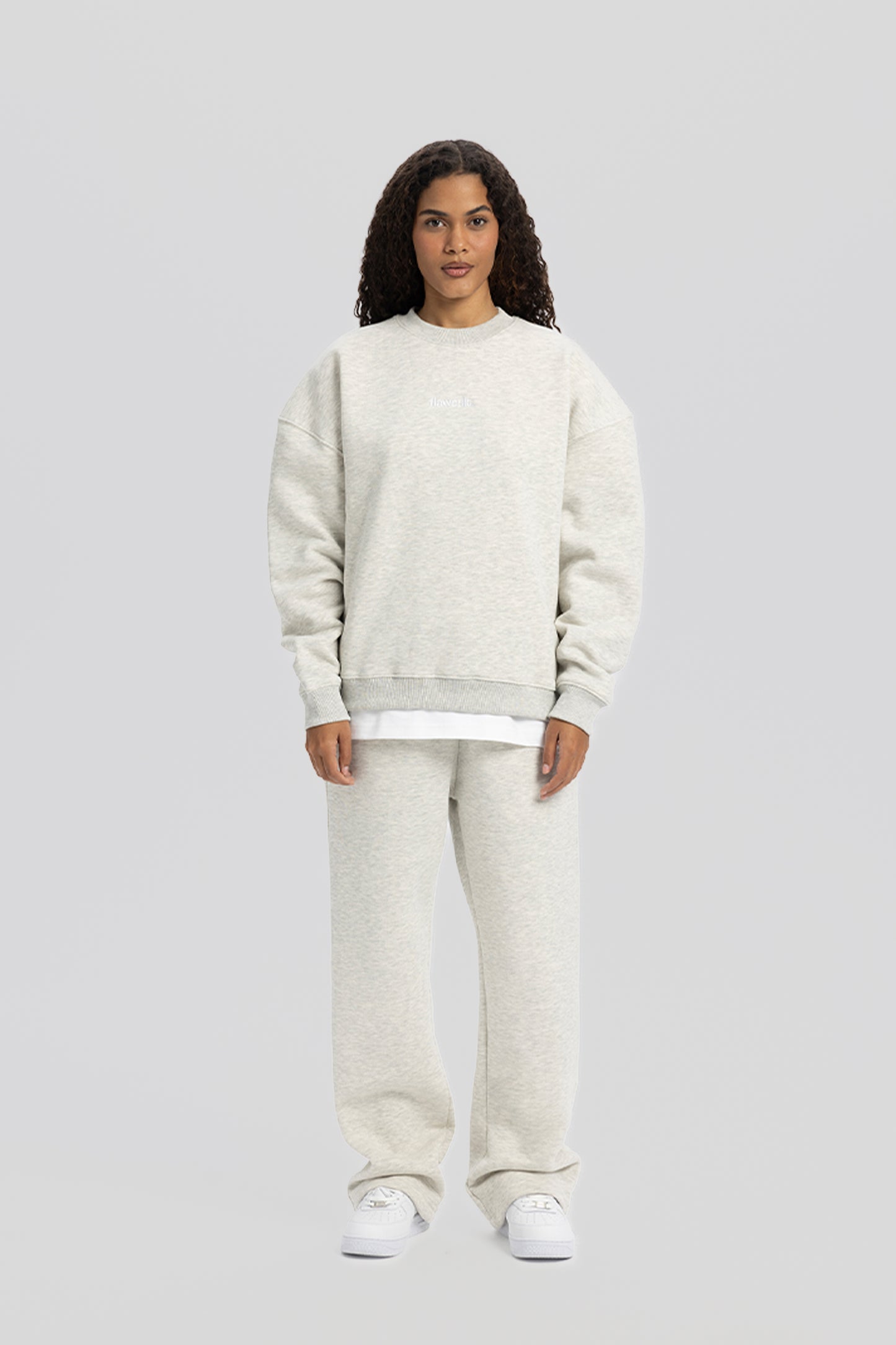 Flawcult besticktes graues Sweatshirt