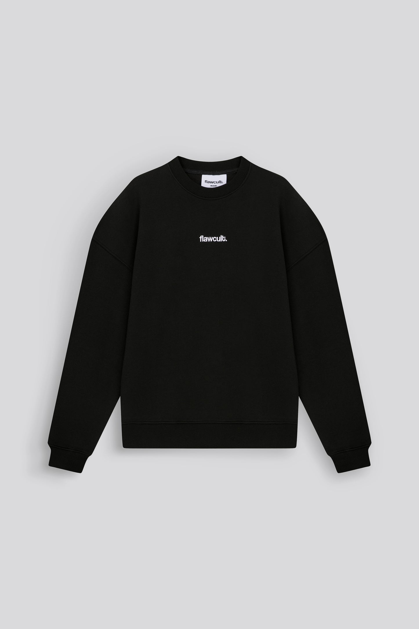 Flawcult besticktes schwarzes Sweatshirt
