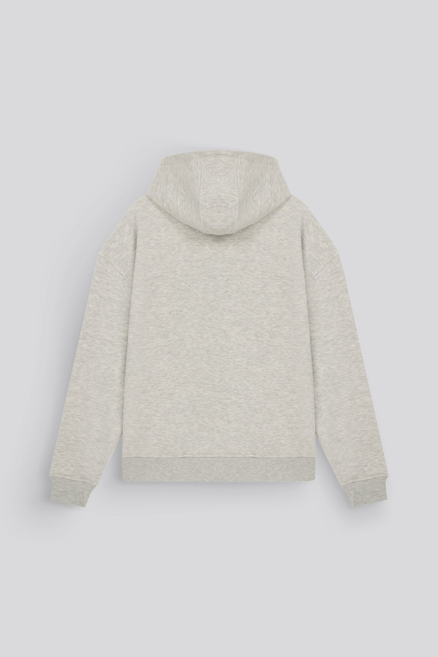 Flawcult bestickter grauer Kapuzenpullover mit Reißverschluss