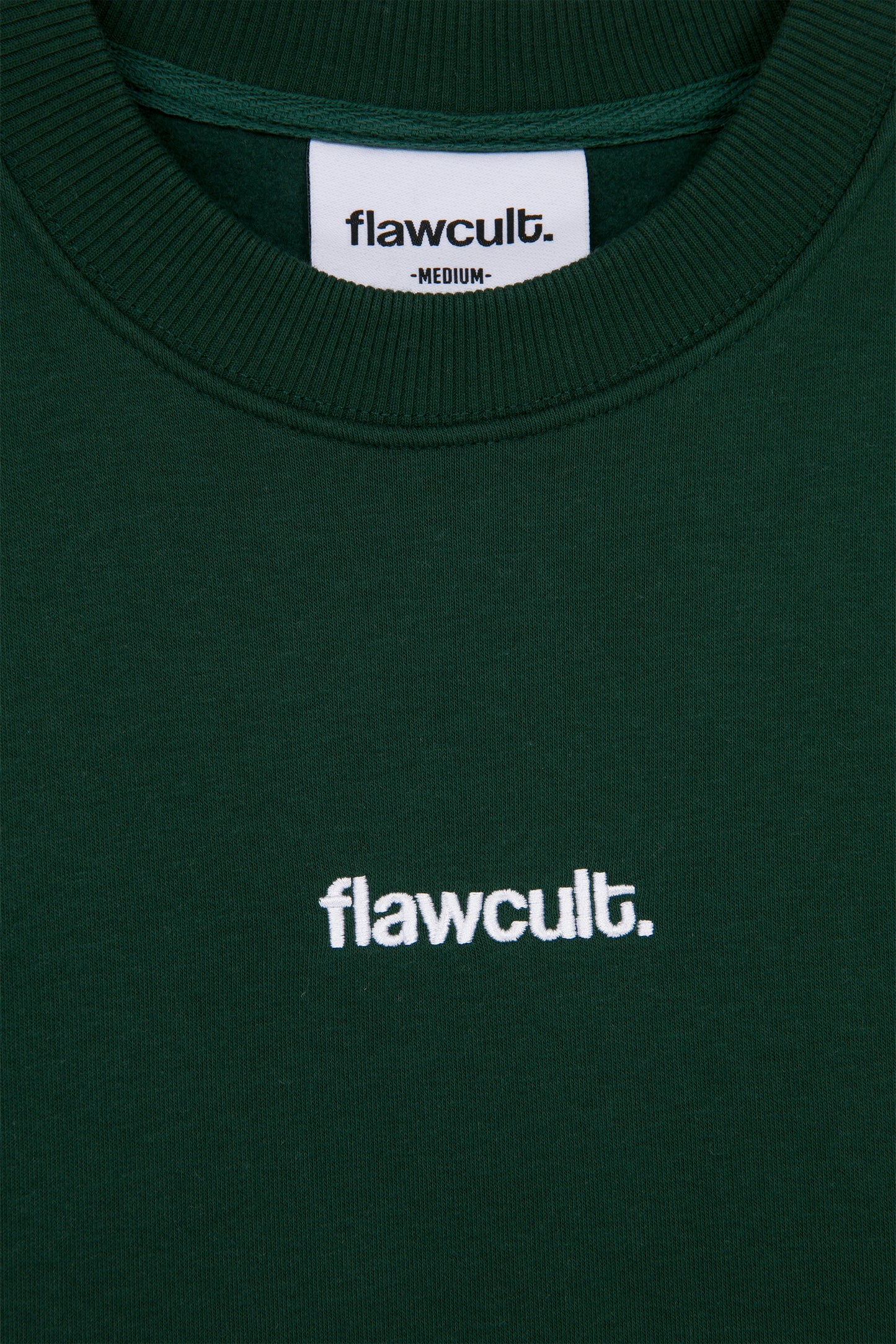 Flawcult besticktes grünes Sweatshirt