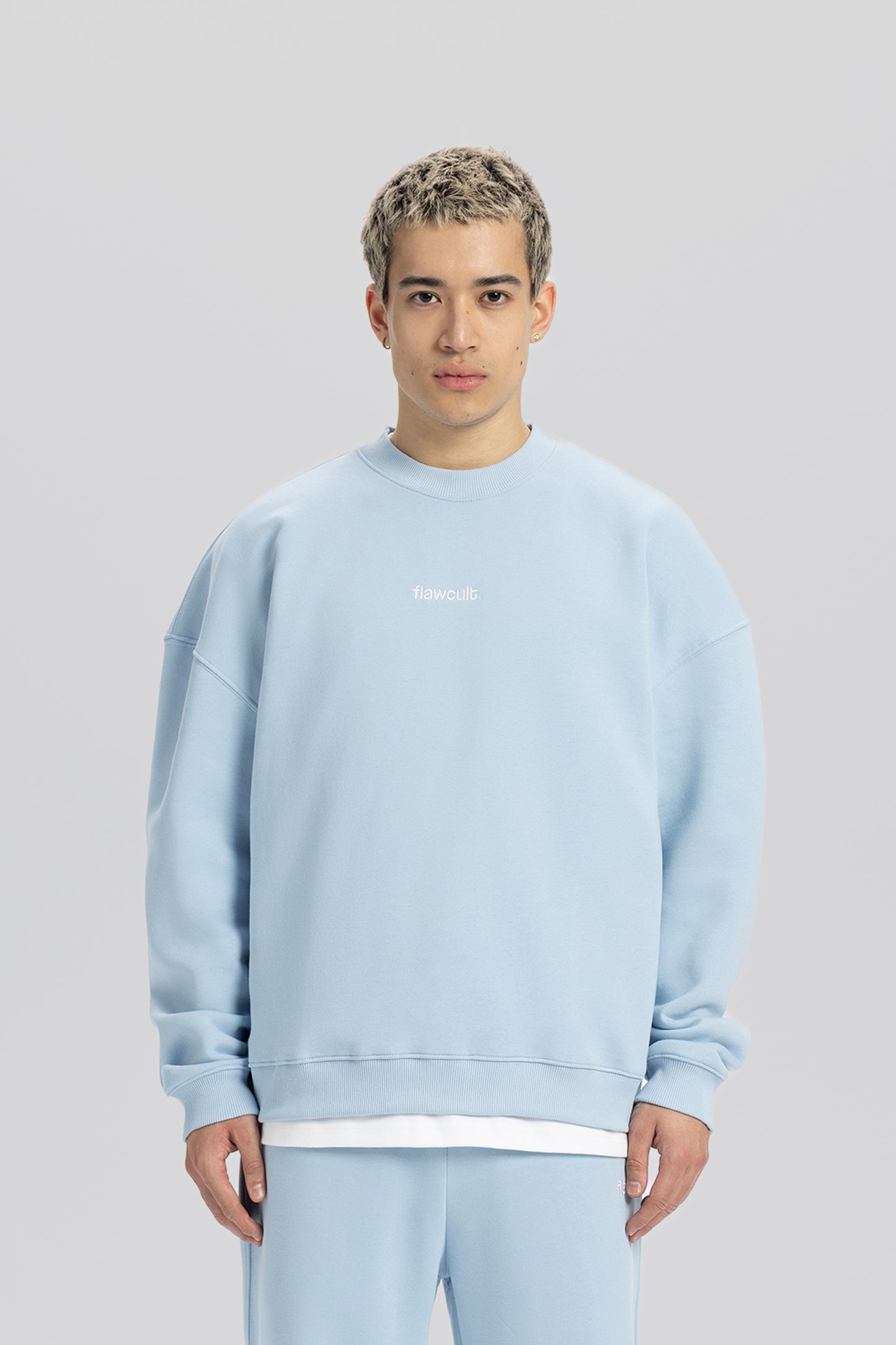 Basic Baby Blue Sweatshirt