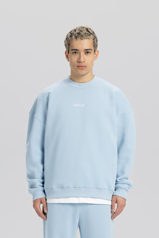 Flawcult besticktes babyblaues Sweatshirt