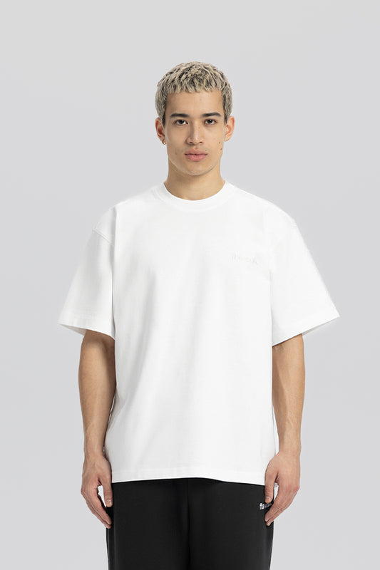 Flawcult besticktes weißes T-Shirt