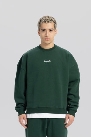 Flawcult besticktes grünes Sweatshirt