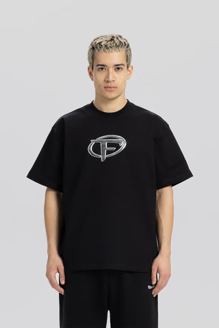 Hype - F Hologram Black Print Tee