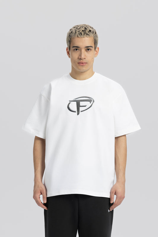 Flaw Puff Hologramm Weißes T-Shirt