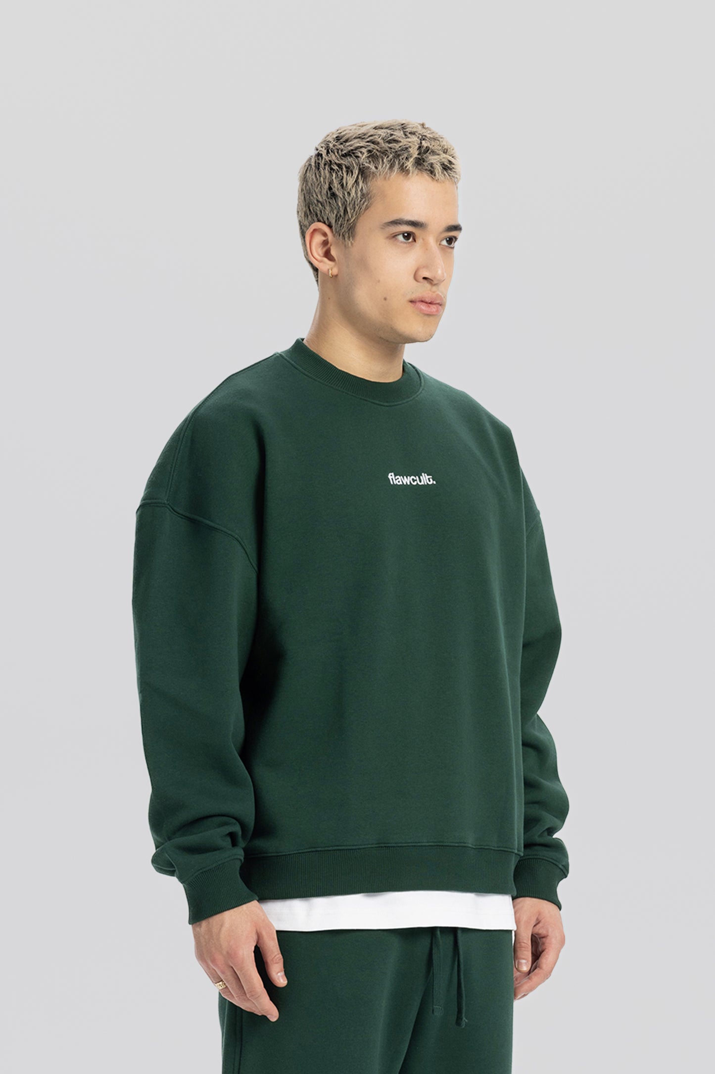 Flawcult besticktes grünes Sweatshirt