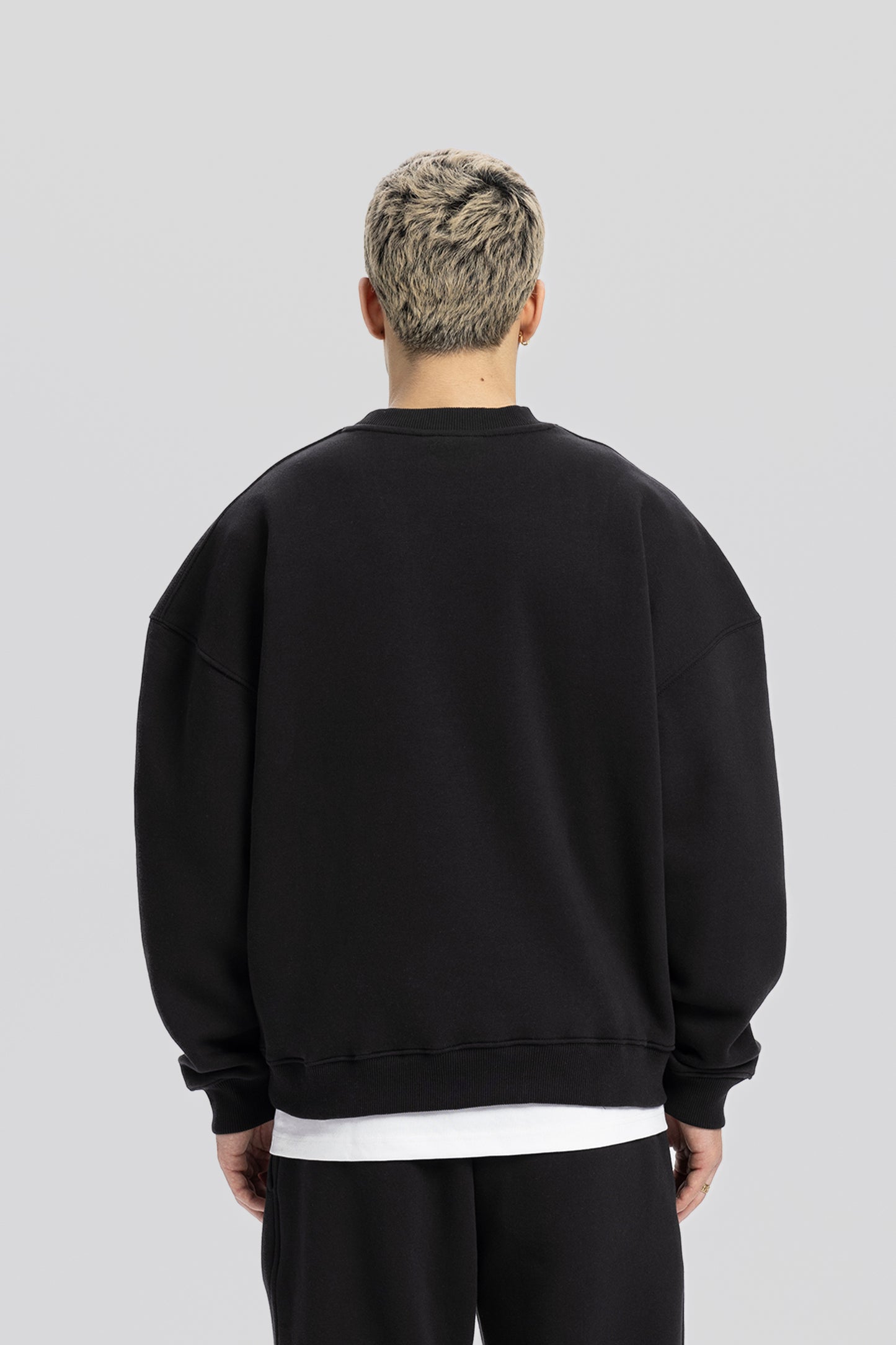 Flawcult besticktes schwarzes Sweatshirt