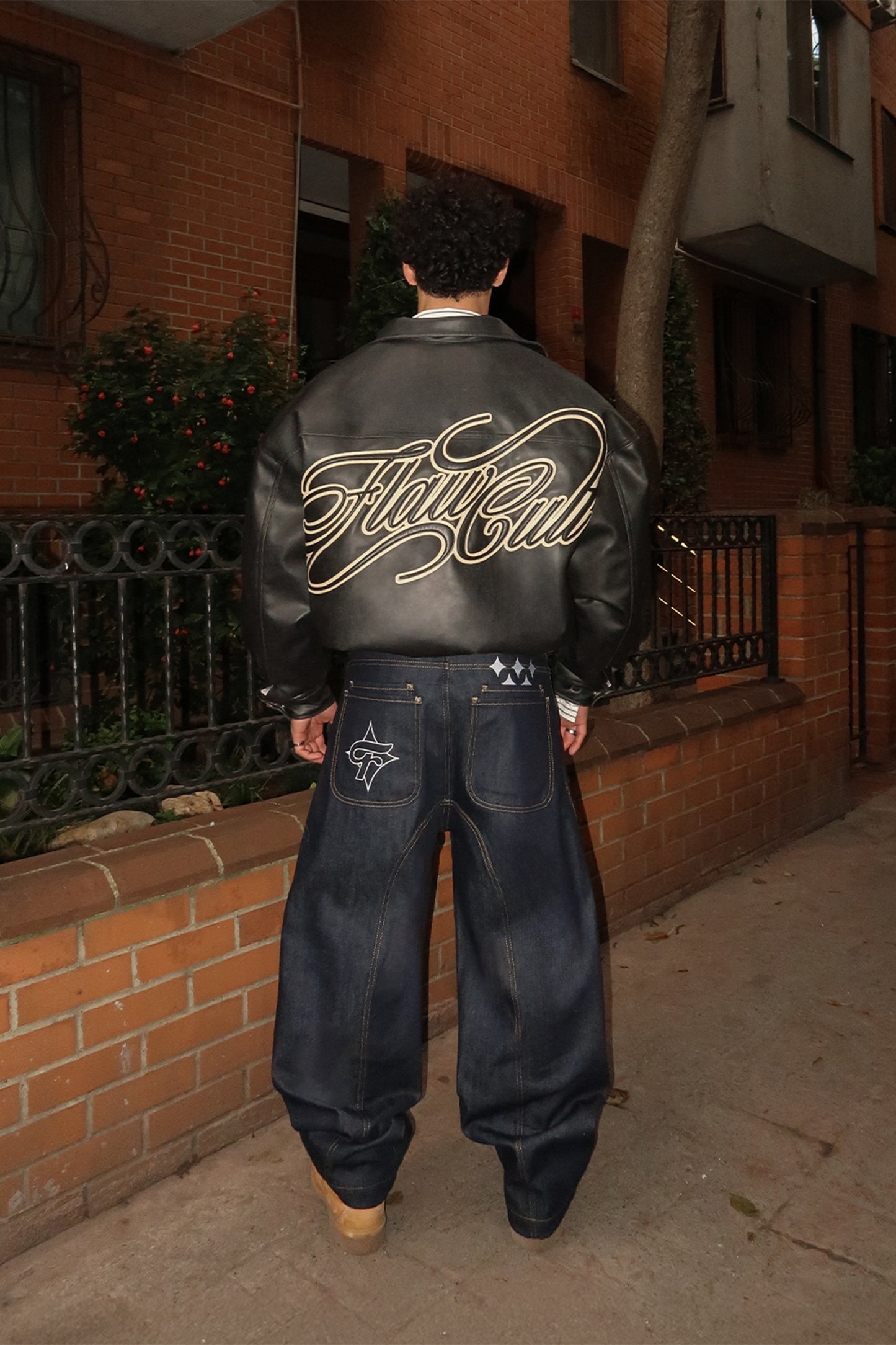 "THE MUST" LEATHER 90'S VINTAGE JACKET BLACK