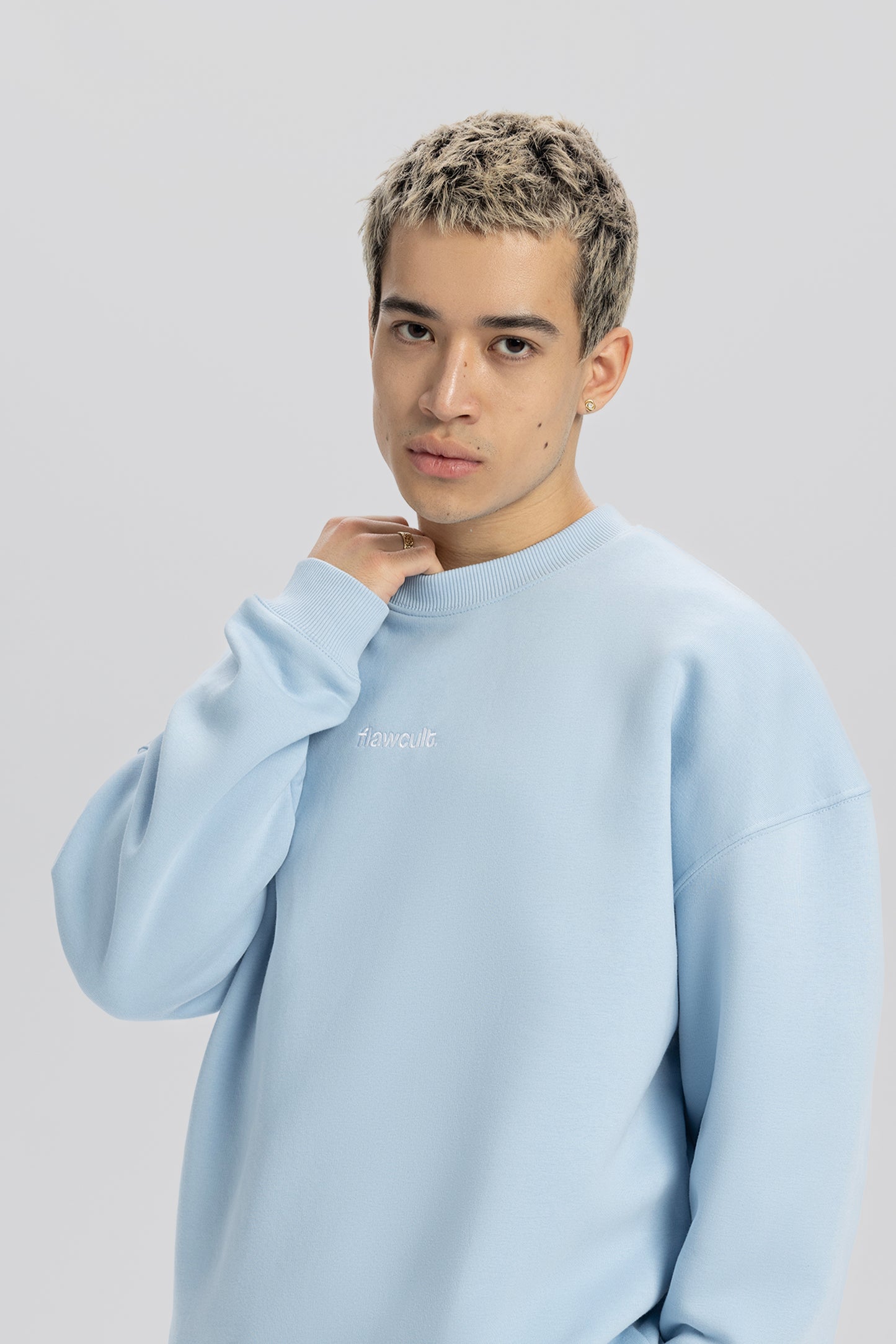 Basic Baby Blue Sweatshirt