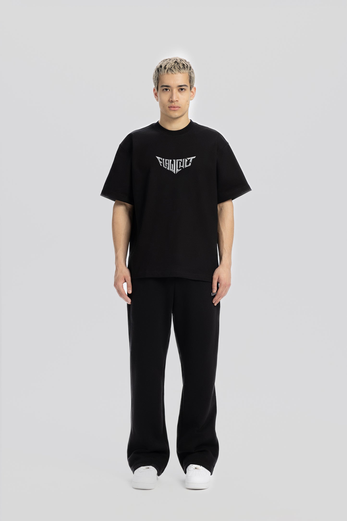 Flawcult Hologram Black Print Tee