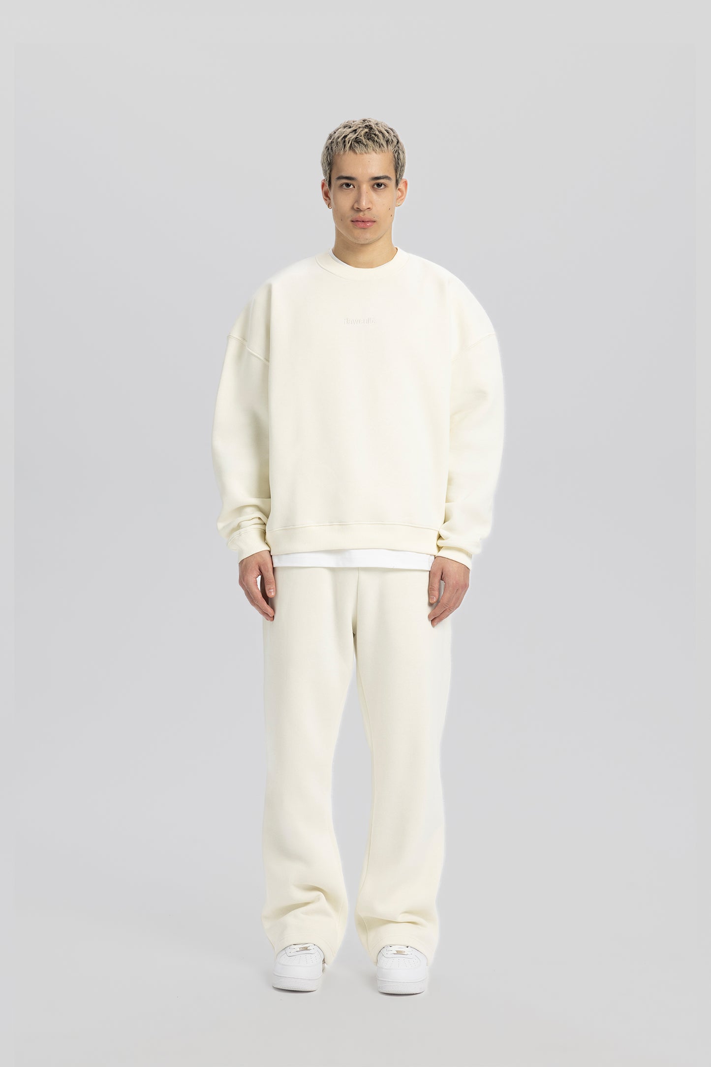Flawcult besticktes beiges Sweatshirt