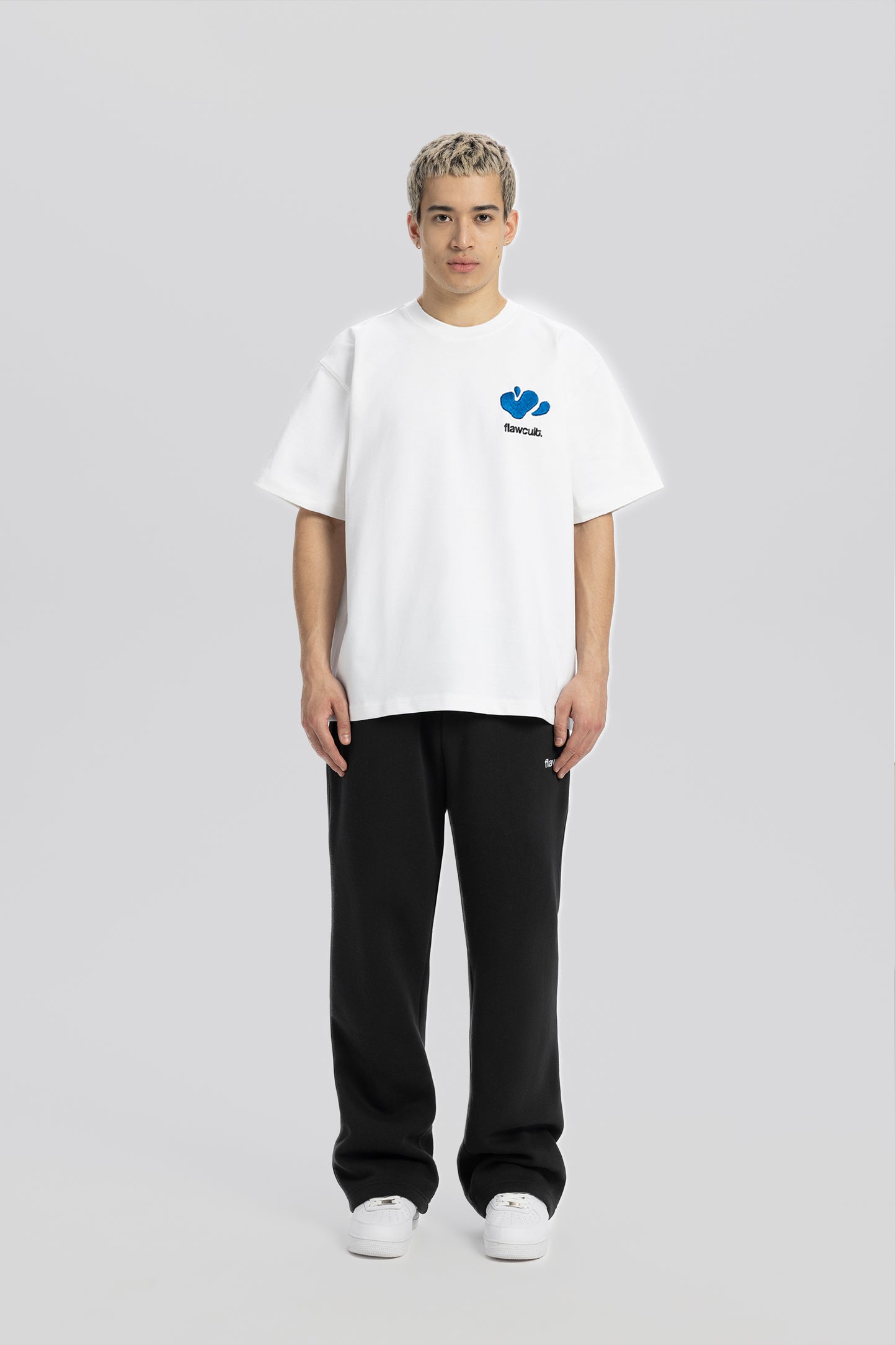 Flawcult Hand Patch White Tee