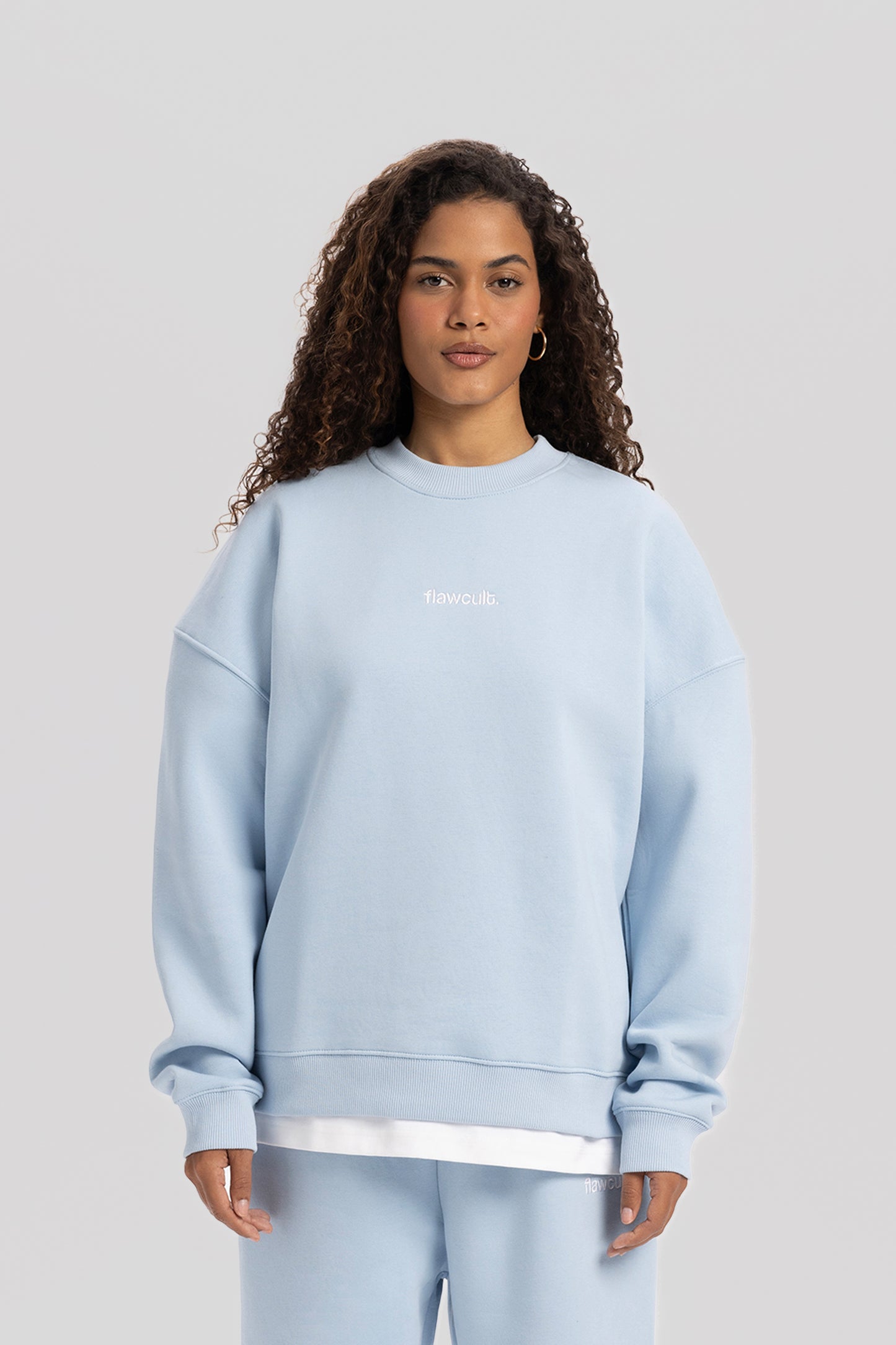 Basic Baby Blue Sweatshirt