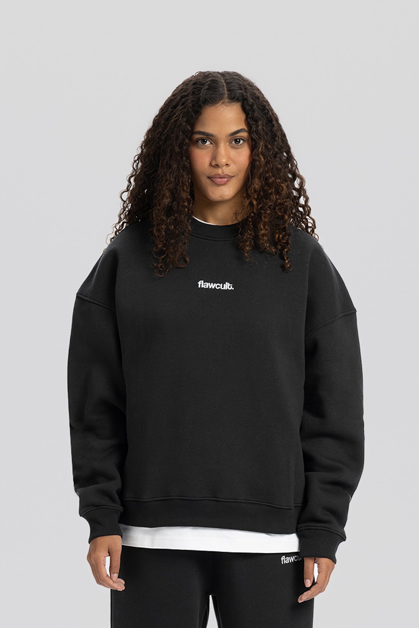 Basic Anthracite Sweatshirt